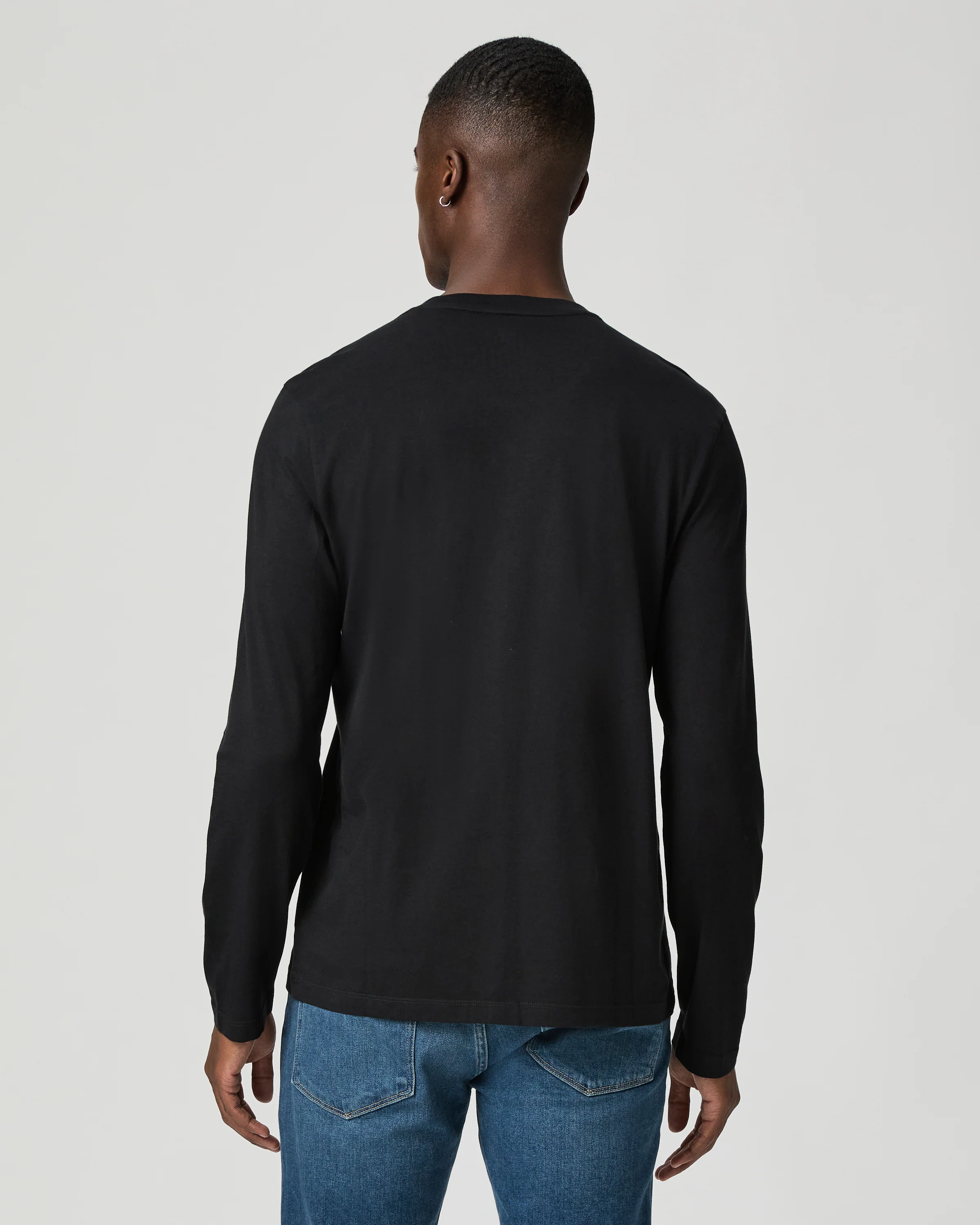 Broxton Long Sleeve Tee - Black - Image 4