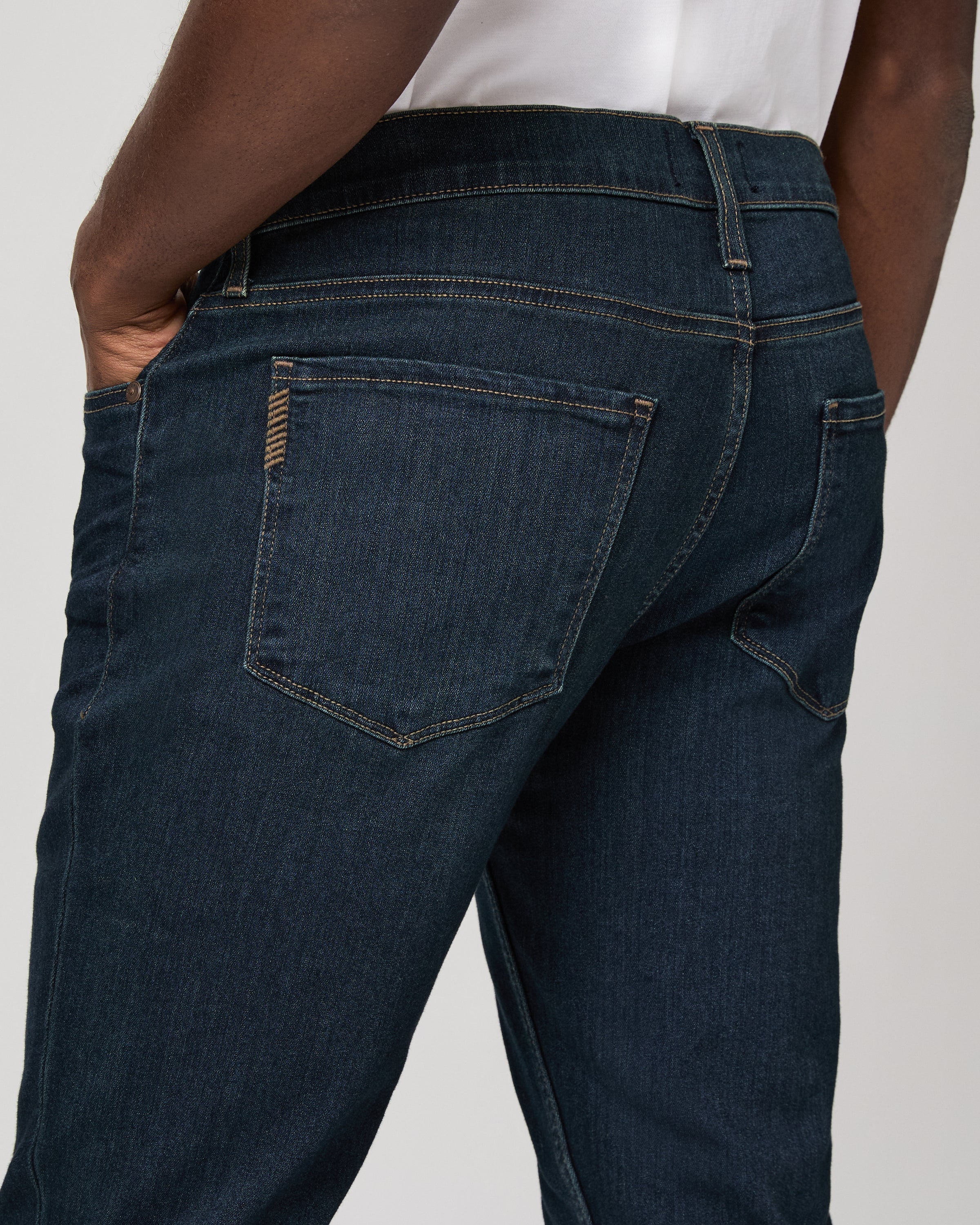 Transcend Federal 34 Inch Slim Straight Jean - Cellar - Image 5