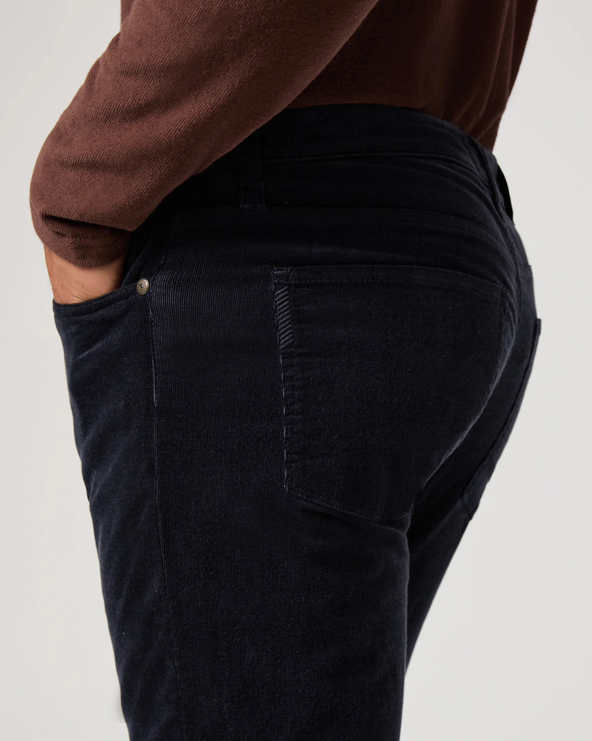 Federal 34 Inch Slim Straight Pant - Deep Anchor Corduroy - Image 5