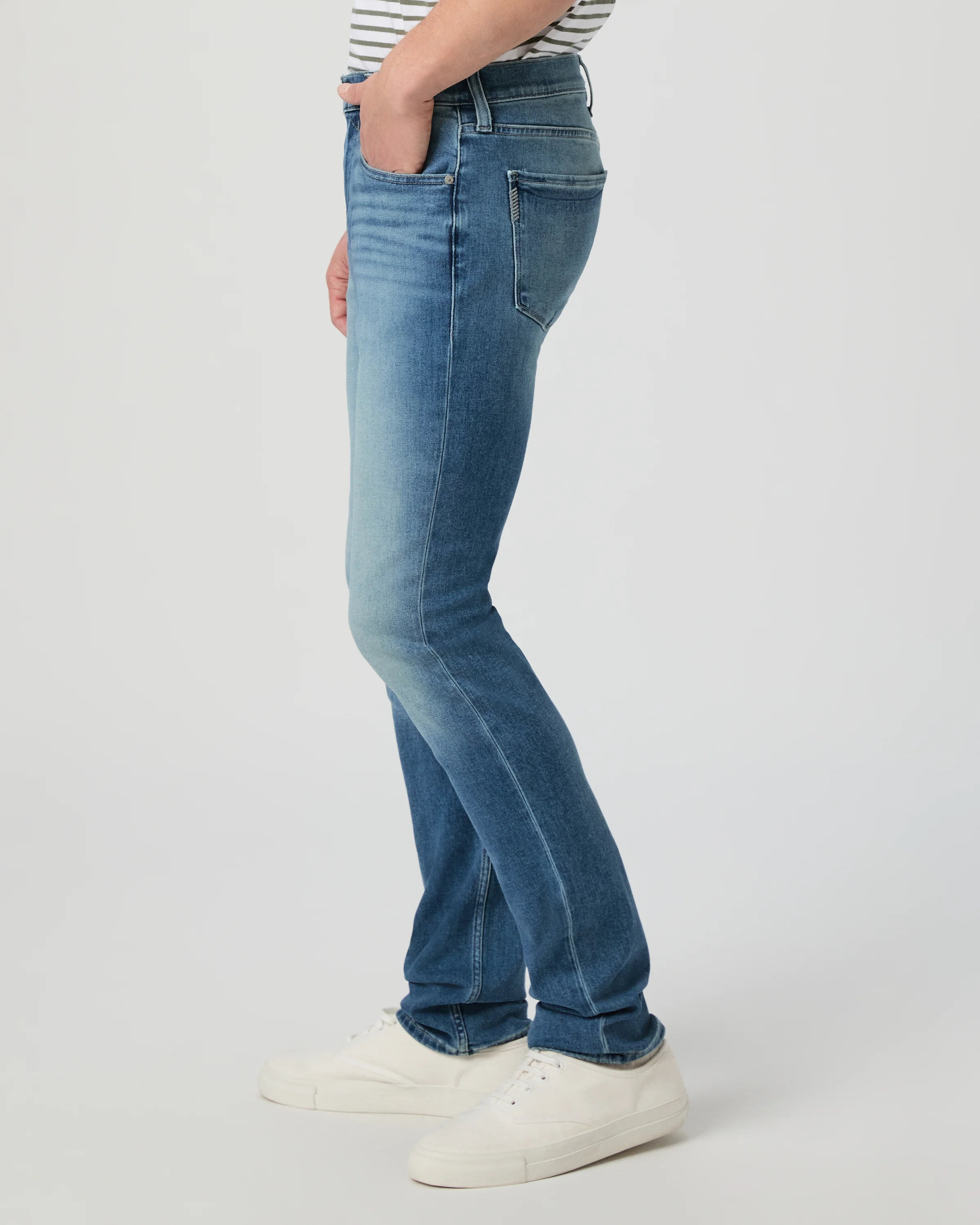 Transcend Vintage Federal 37 Inch Extra Long Slim Straight Jean - Hansley - Image 3