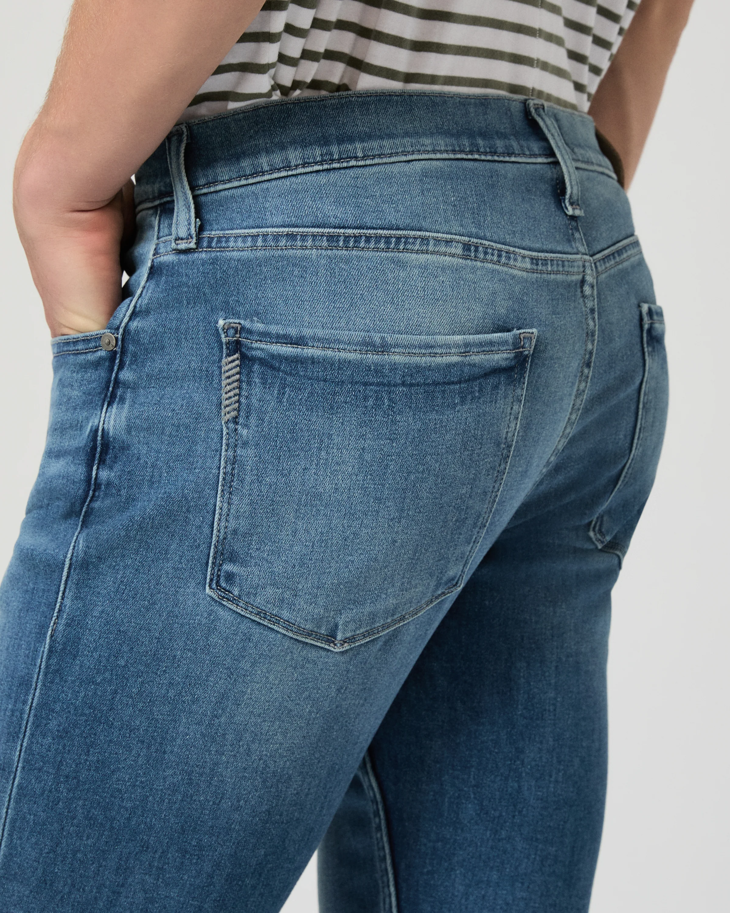 Transcend Vintage Federal 37 Inch Extra Long Slim Straight Jean - Hansley - Image 5