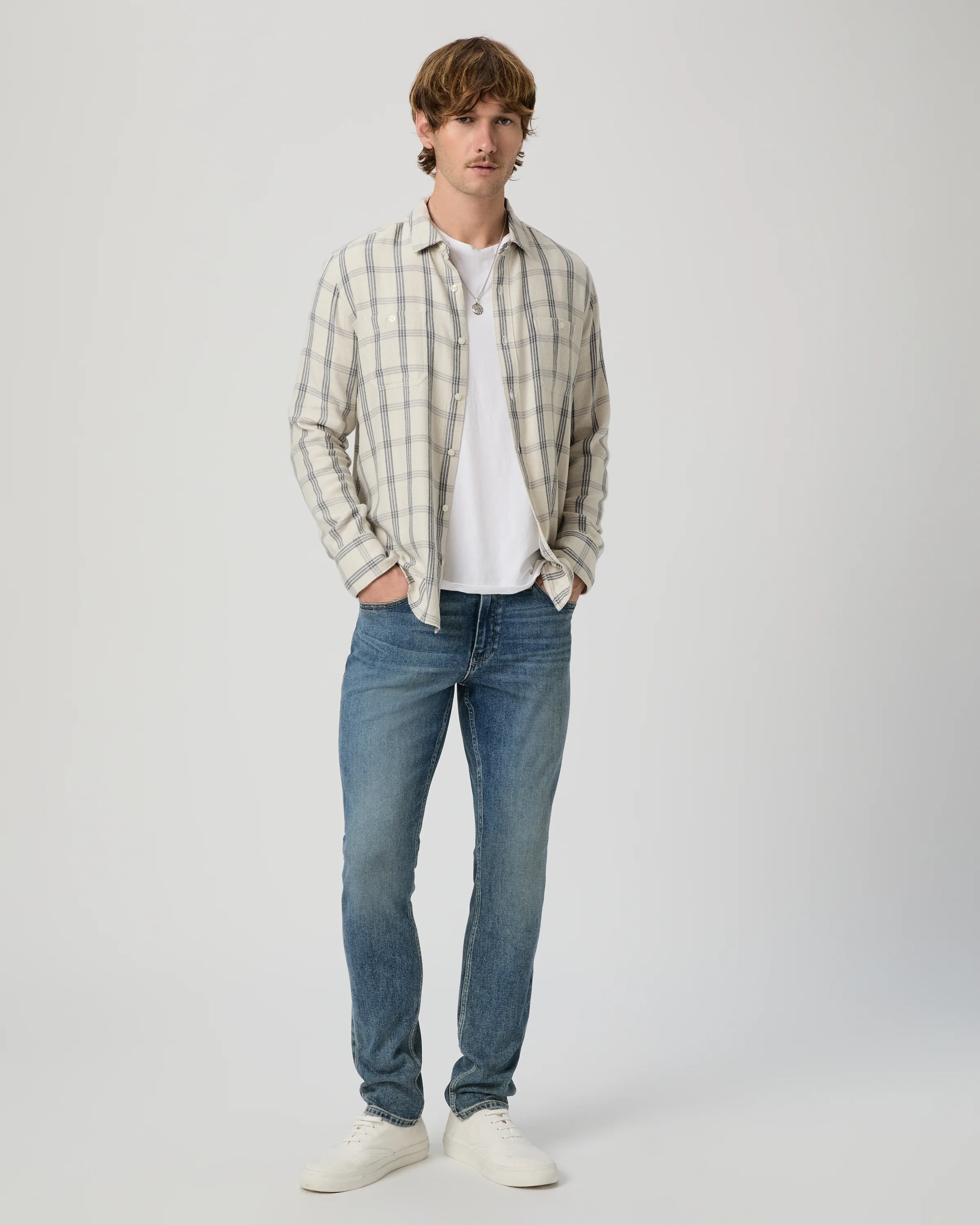 Transcend Vintage Federal 32 Inch Slim Straight Jean - Keppler