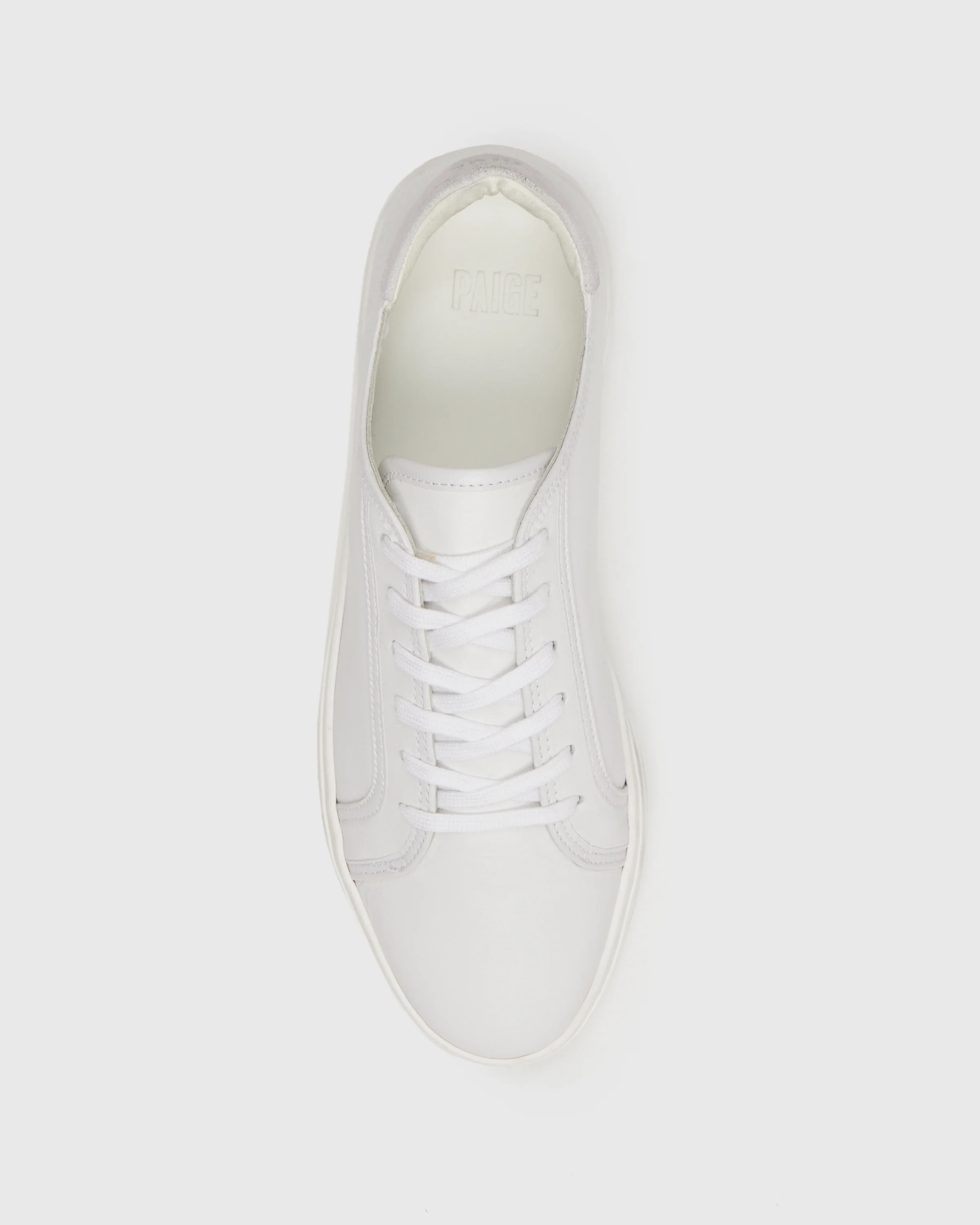 Farrell Sneaker - White Leather - Image 6