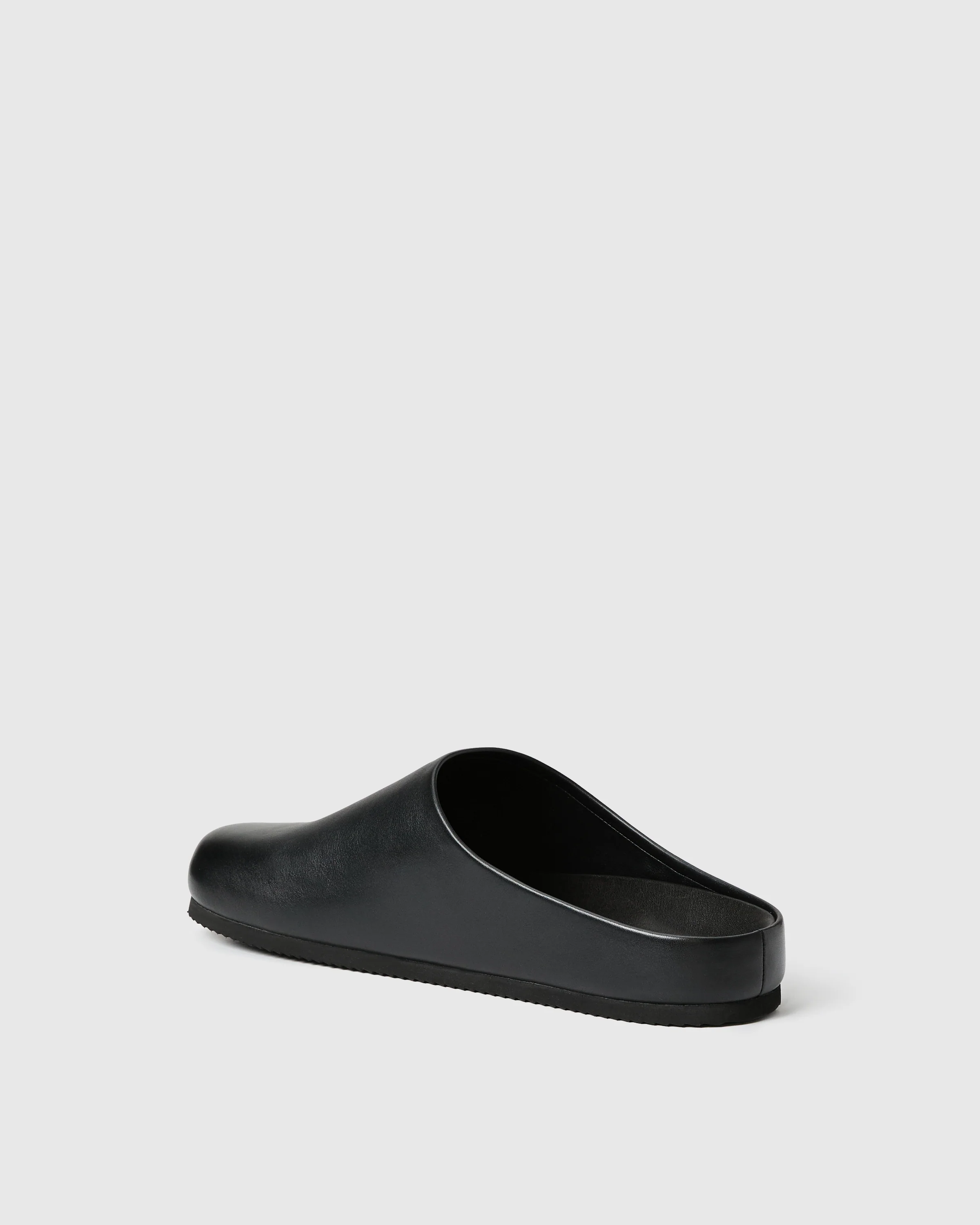 Wakelin Slide - Black Leather - Image 4