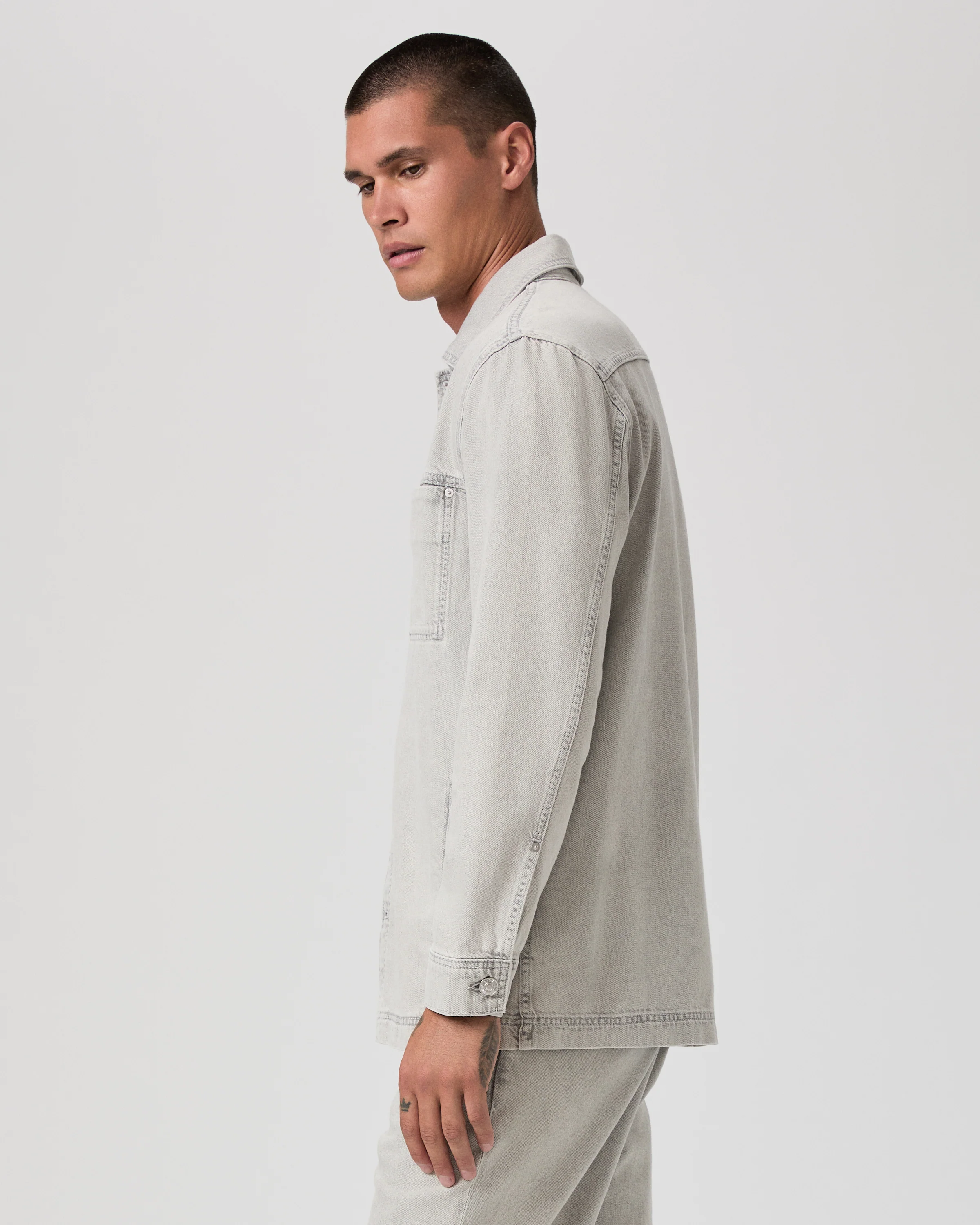 Isaiah Denim Overshirt - Fuentes - Image 3