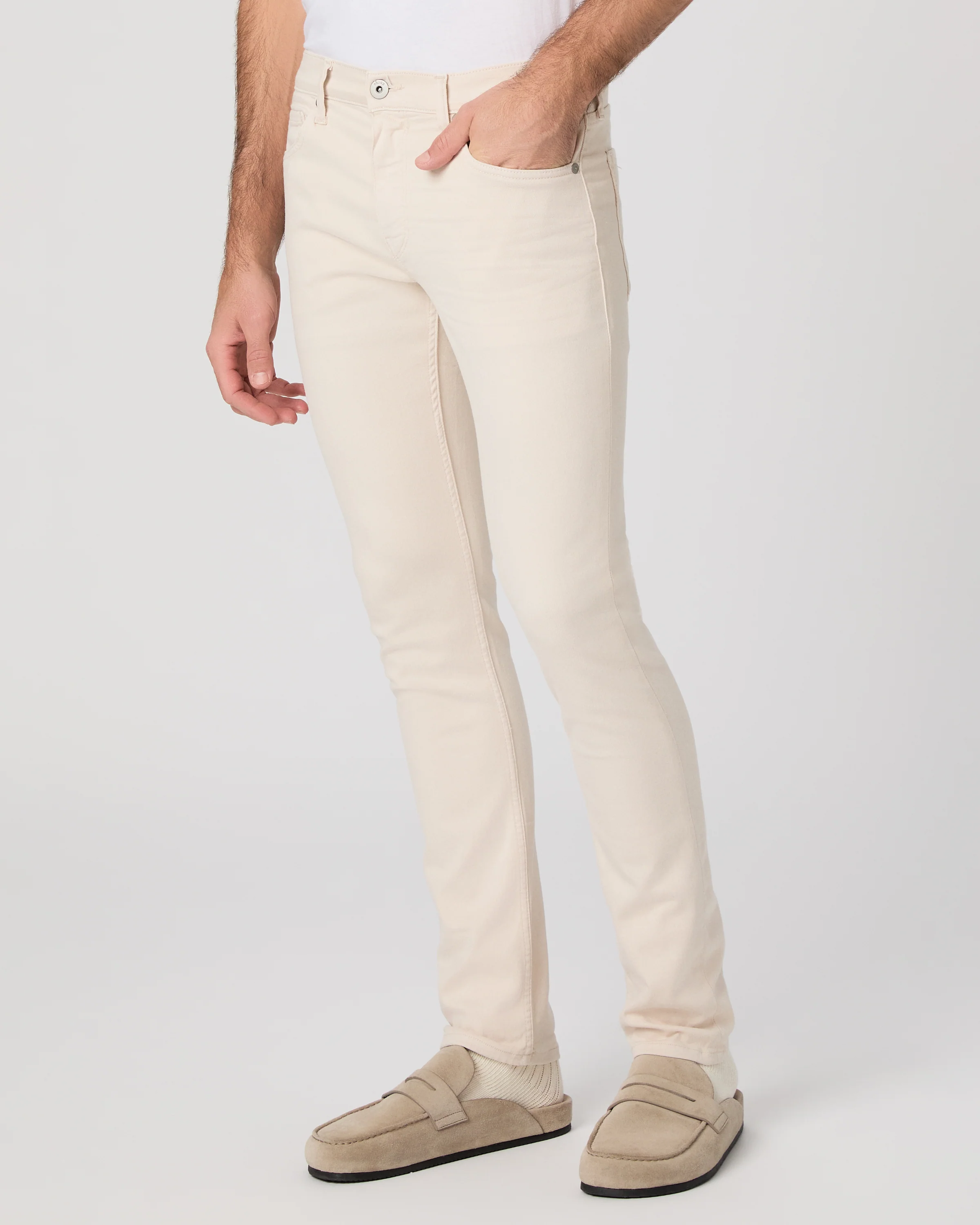 Transcend Lennox 34 Inch Slim Jean - Sea Shell - Image 3