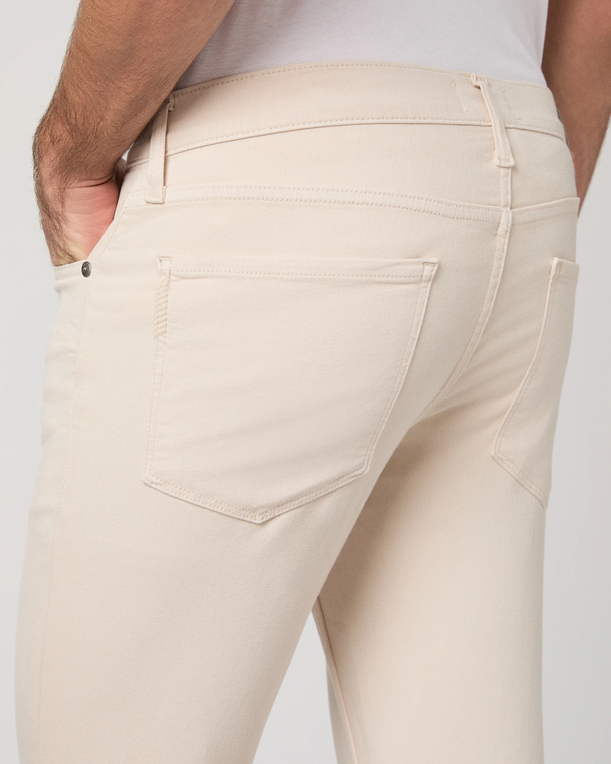 Transcend Lennox 34 Inch Slim Jean - Sea Shell - Image 5
