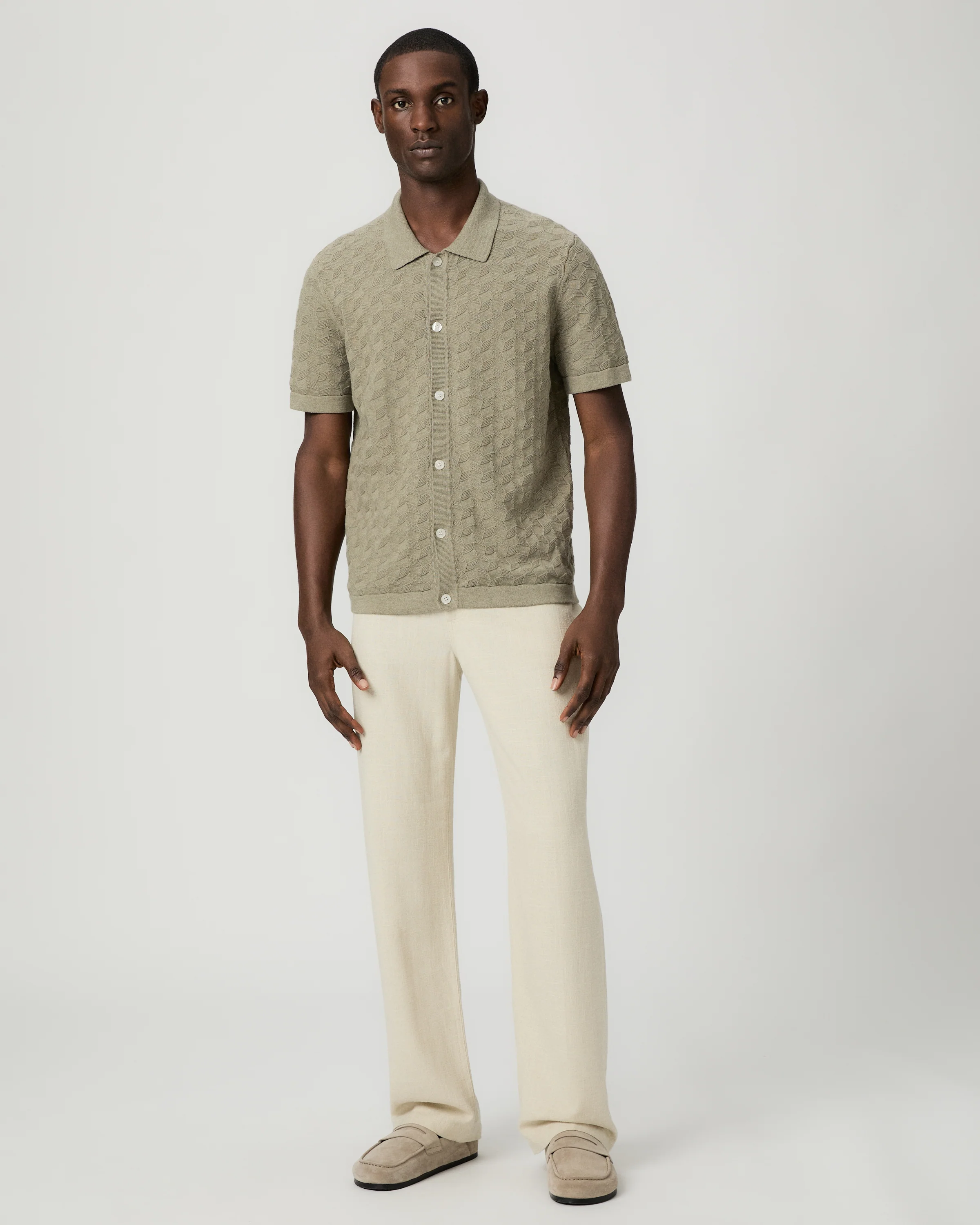 Mendez Sweater Shirt - Dried Lemongrass - Image 2