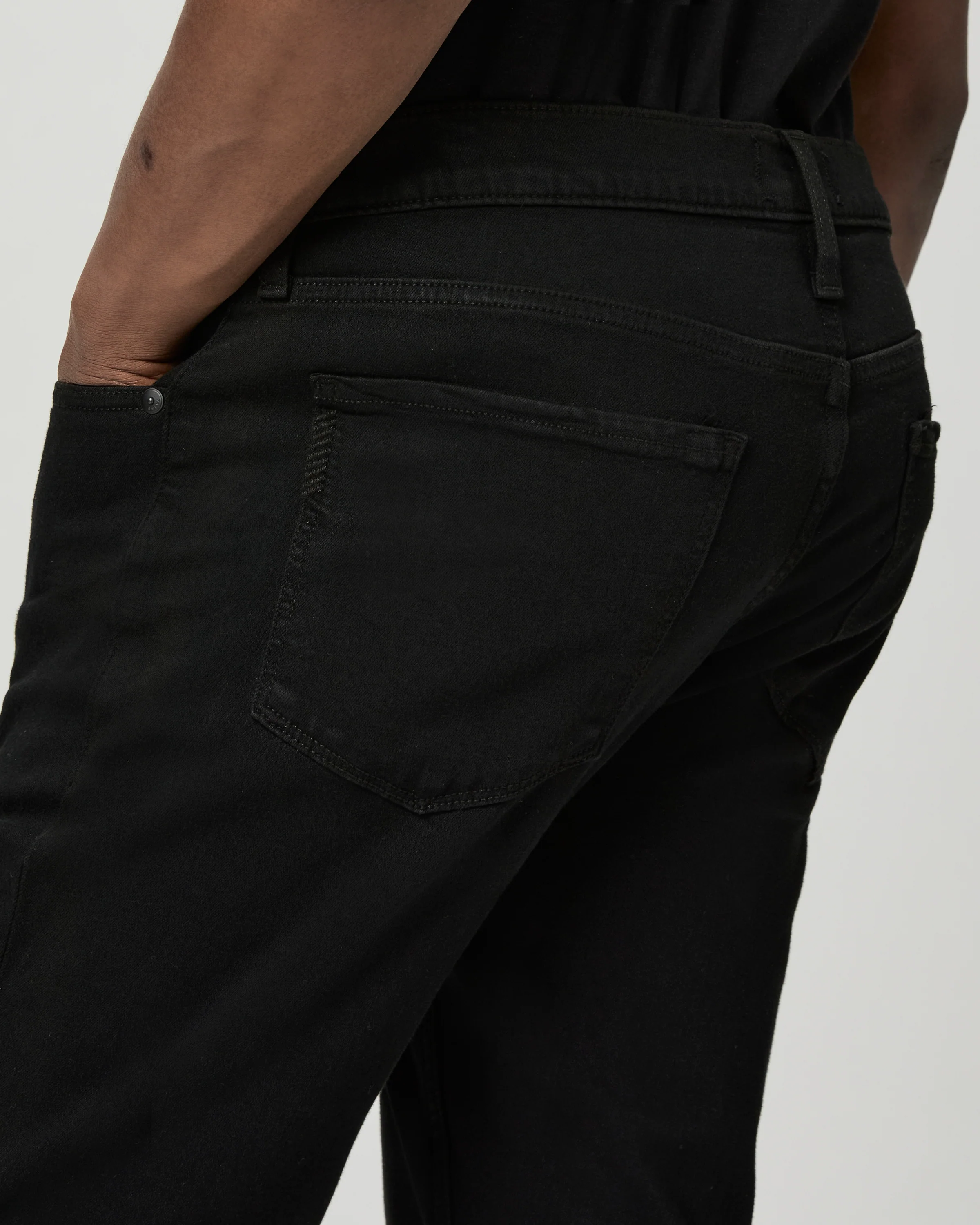 Transcend Normandie 34 Inch Straight Jean - Black Shadow - Image 5