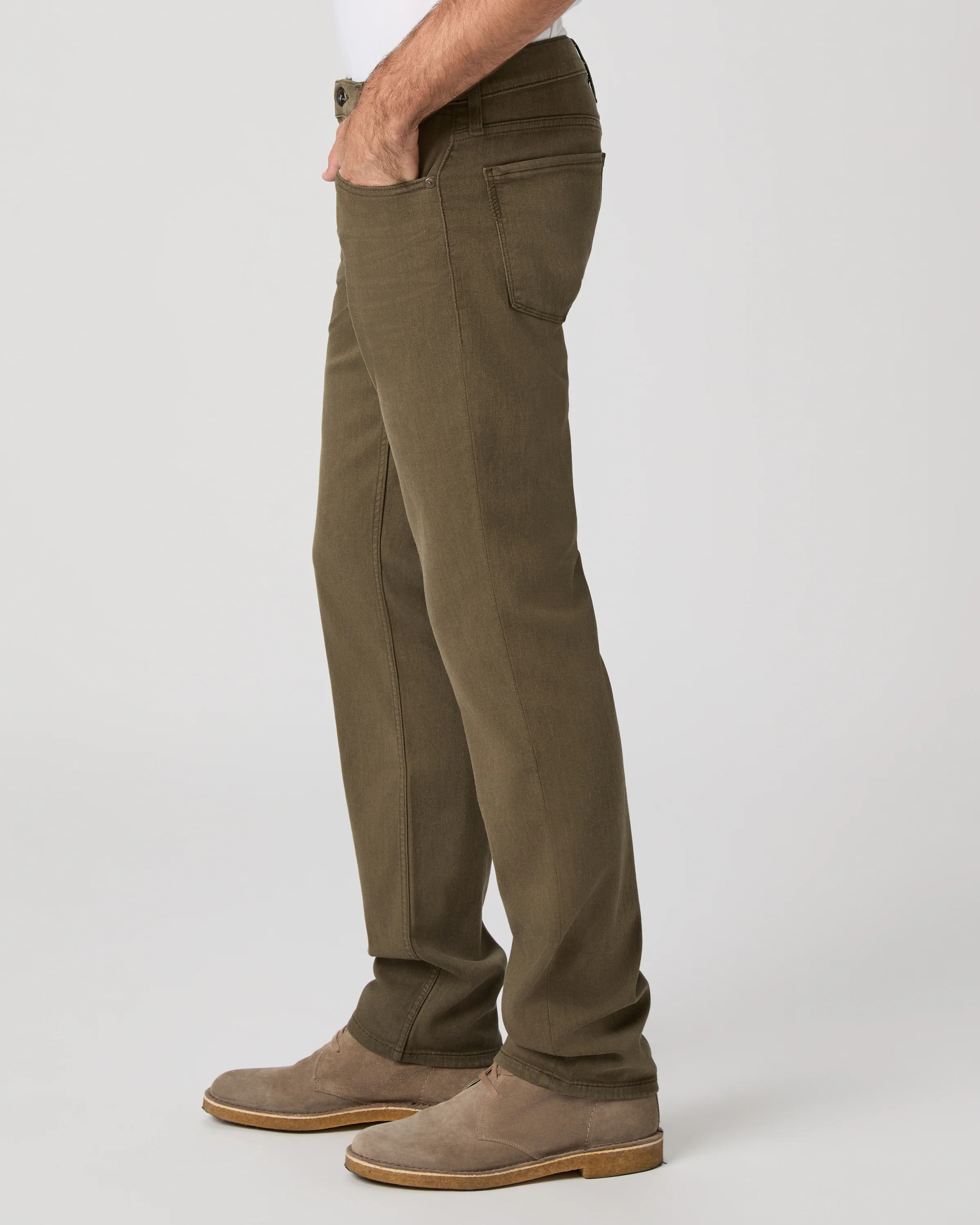 Transcend Normandie 34 Inch Straight Jean - Olive Branch - Image 3