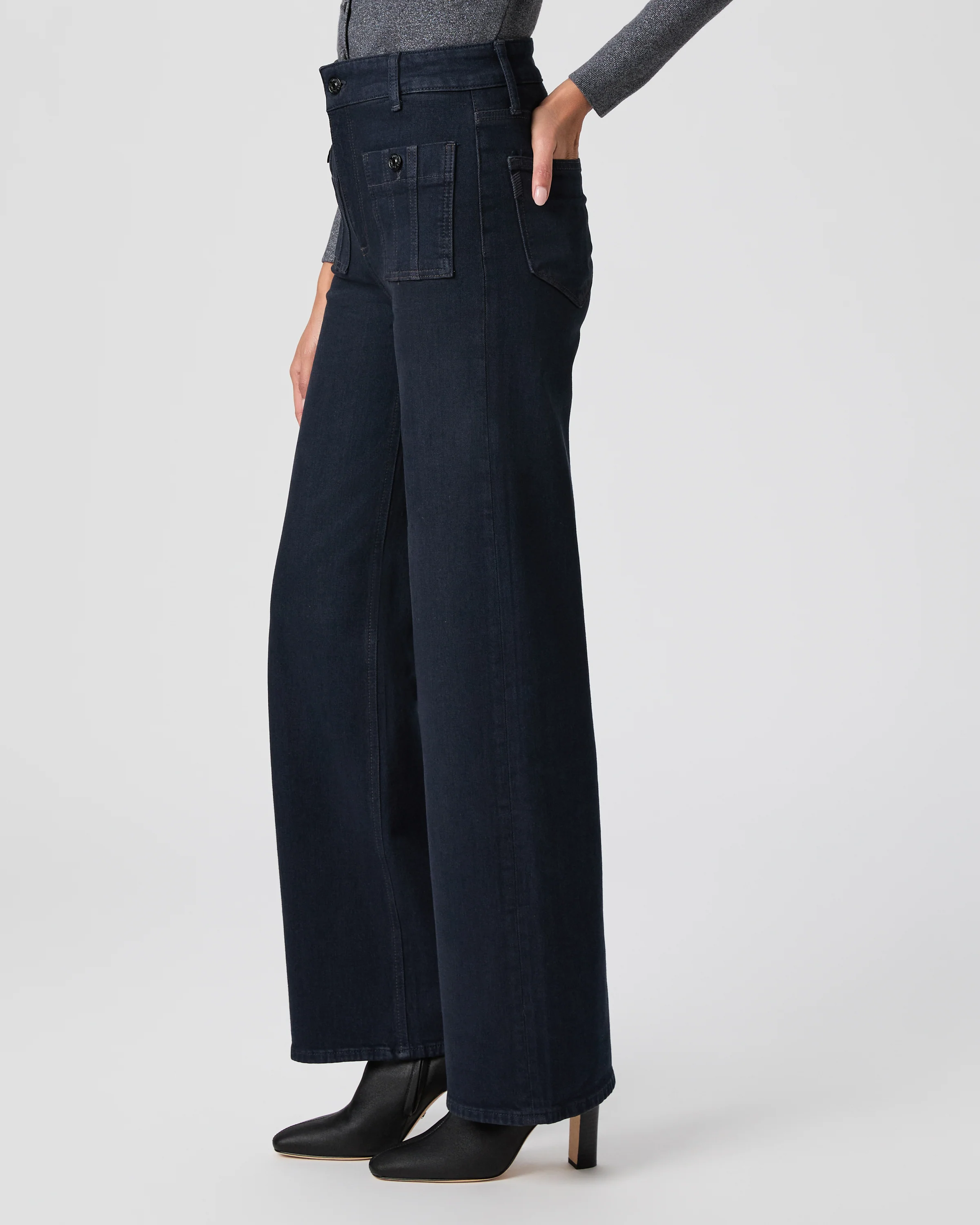 Anessa 31 Inch Wide Leg Jean - Duchess - Image 3