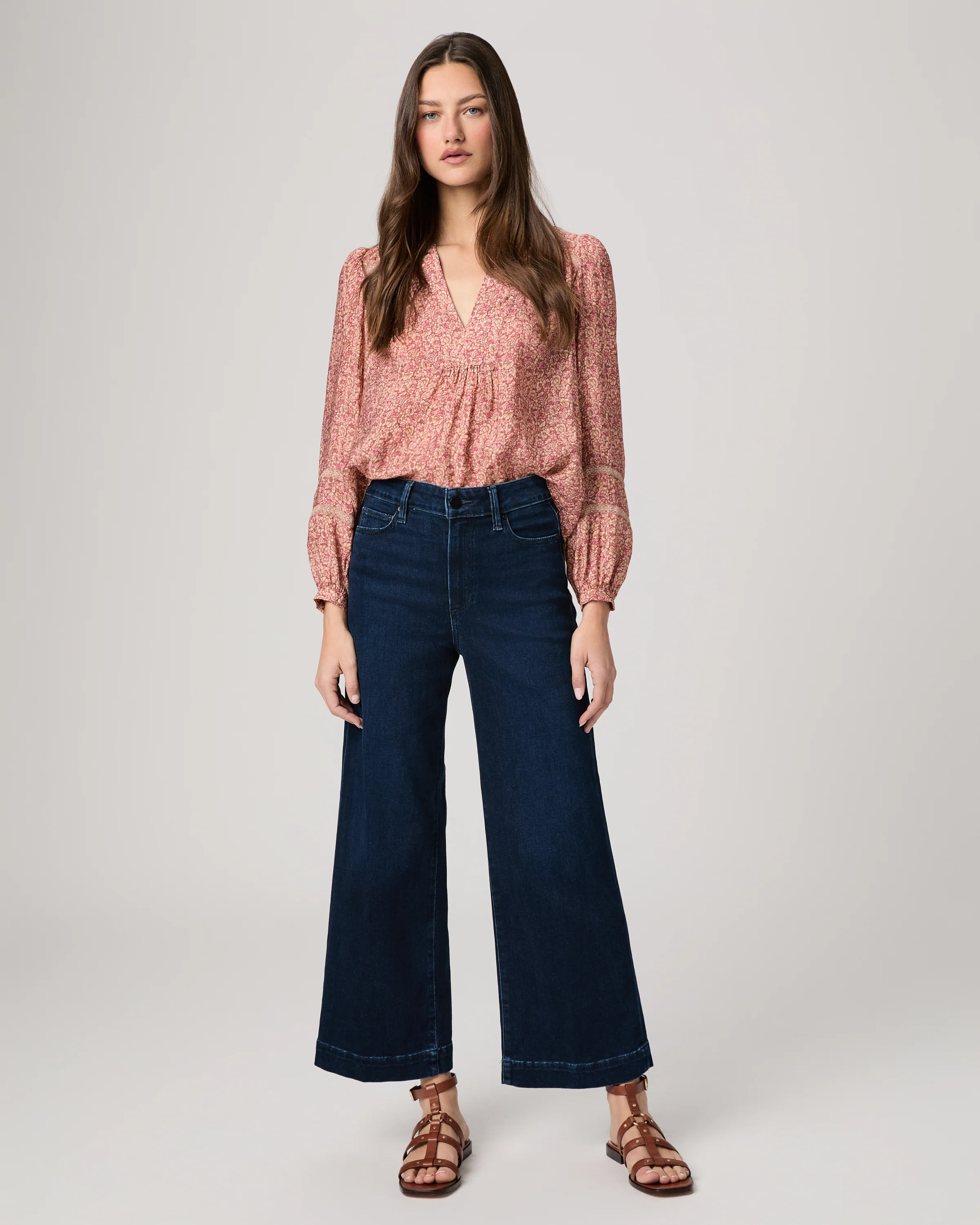 Anessa Wide Leg Jean - Corsica Coast
