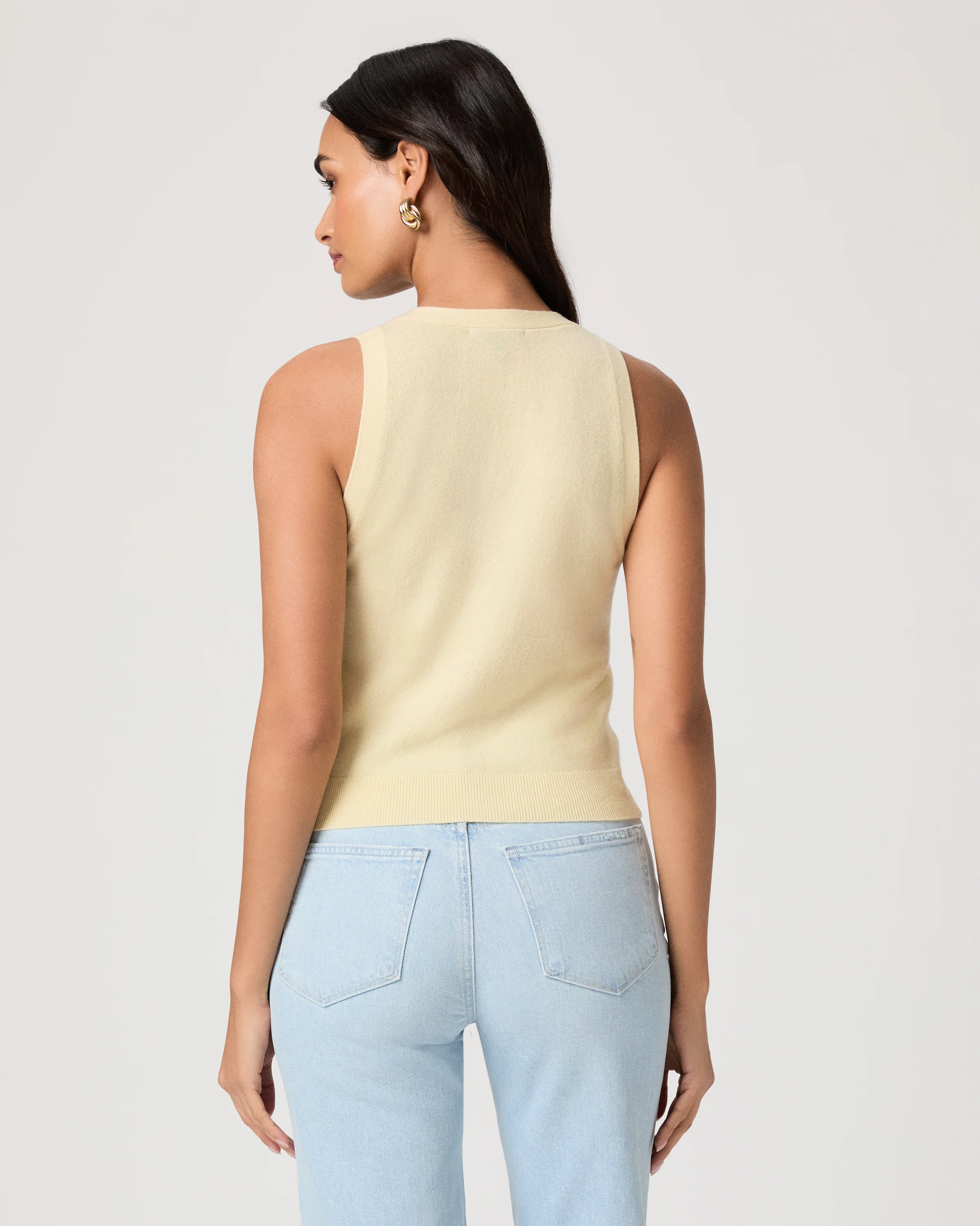Anika Top - Sunshine Yellow Cashmere - Image 4