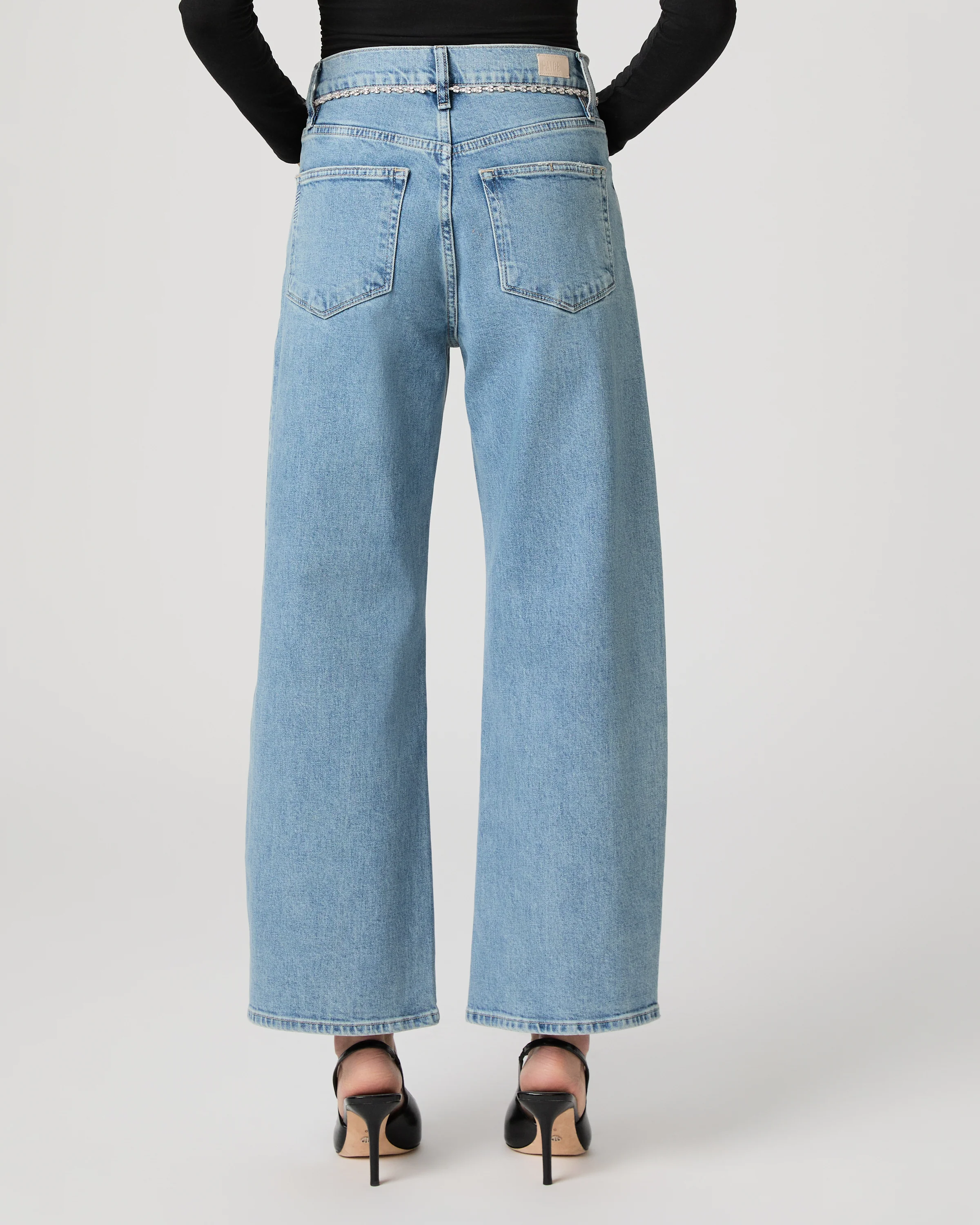 Arellia Ankle Barrel Leg Jean - Cosmic Embellished - Image 4