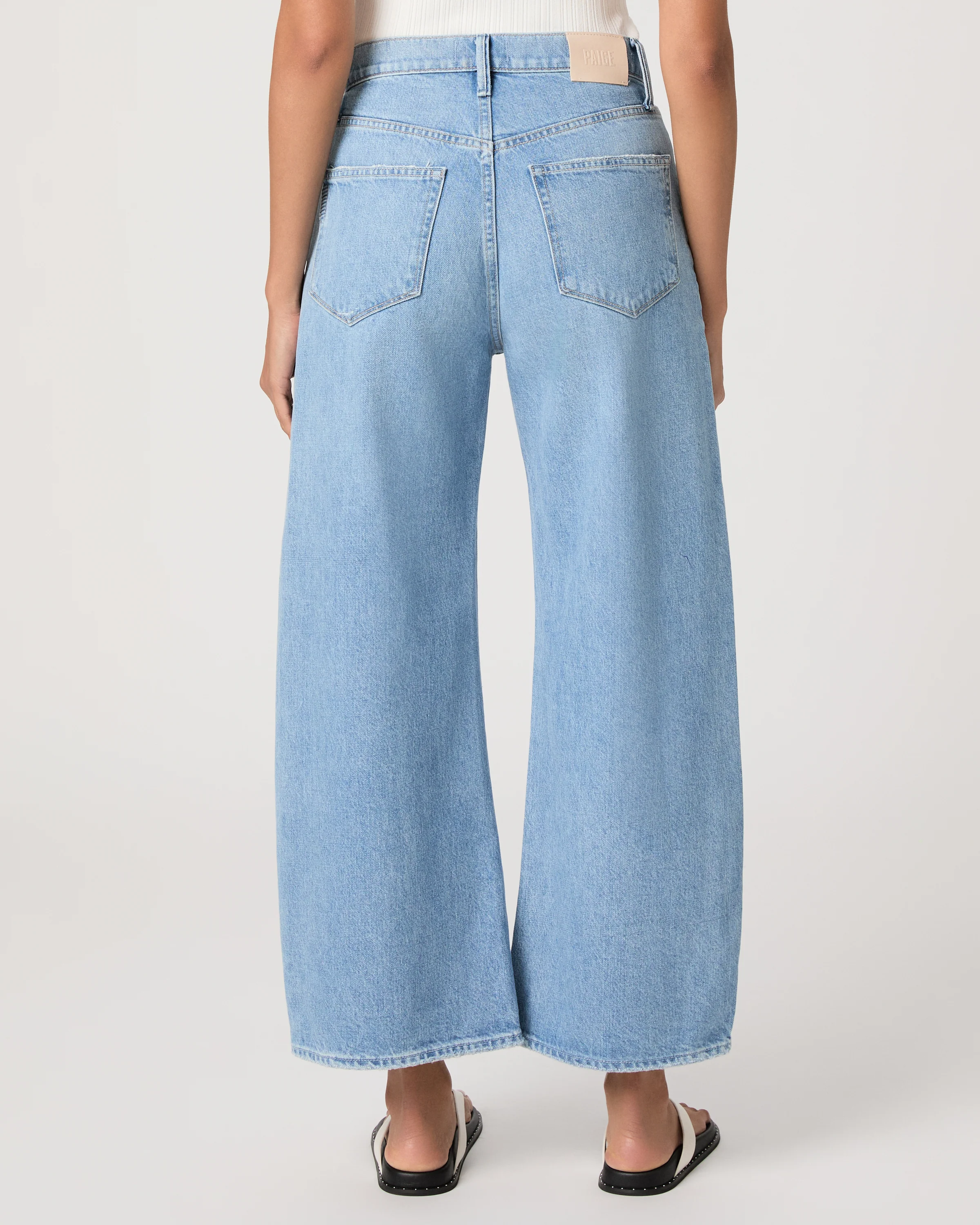 Arellia Ankle Barrel Leg Jean - Fauve - Image 4