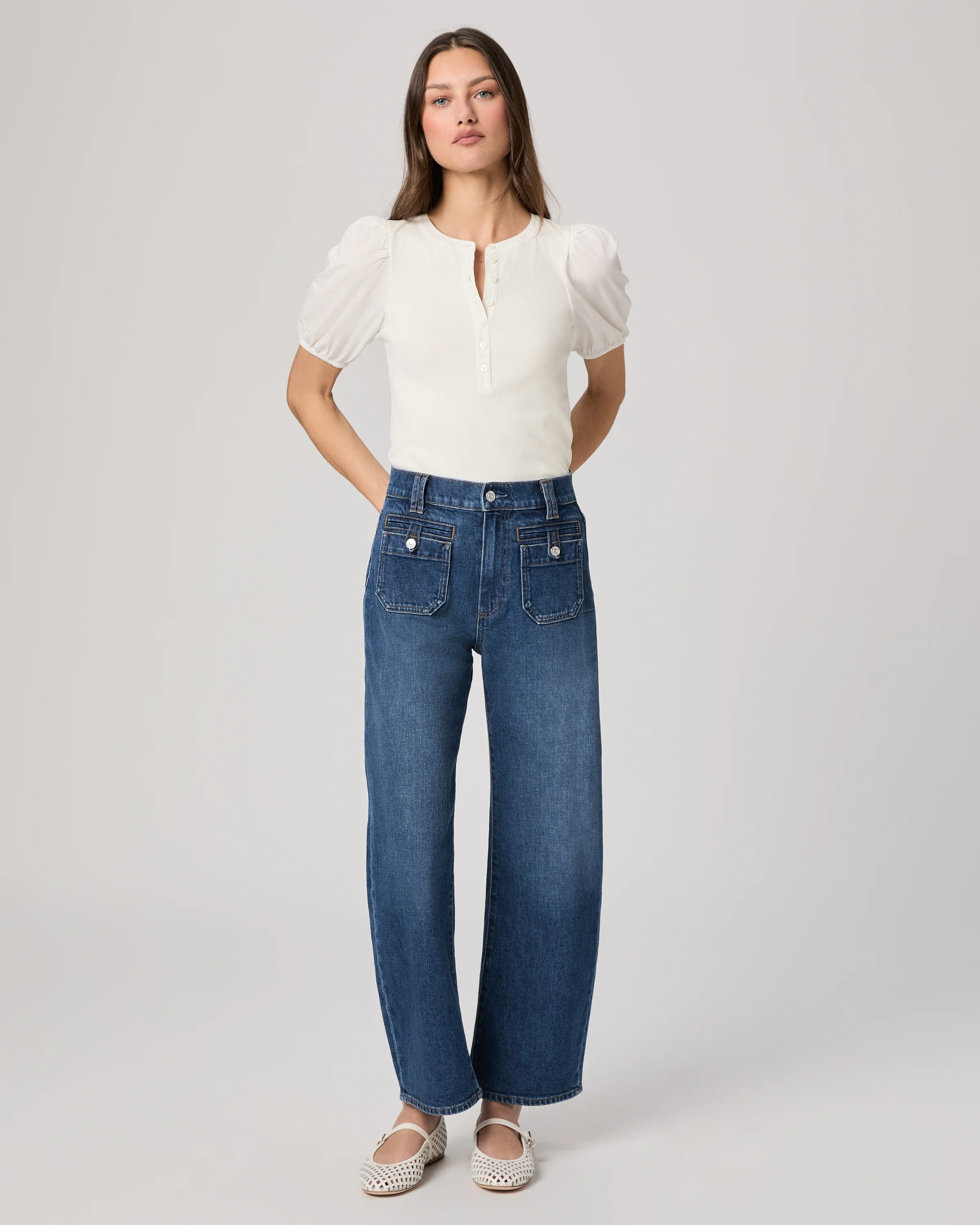 Arellia Ankle Barrel Leg Jean - Paradox