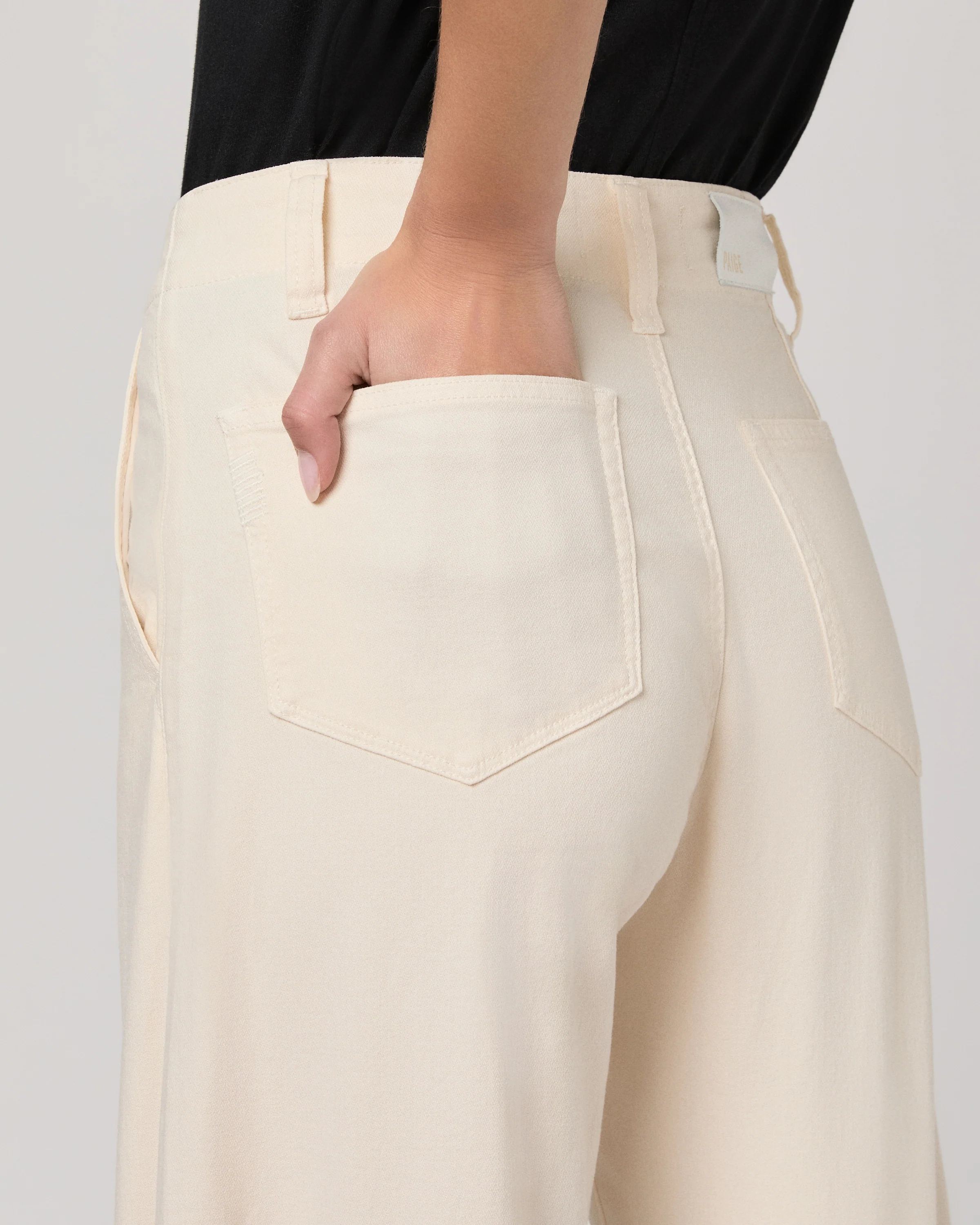 Arellia Ankle Barrel Leg Pant - Quartz Sand - Image 5