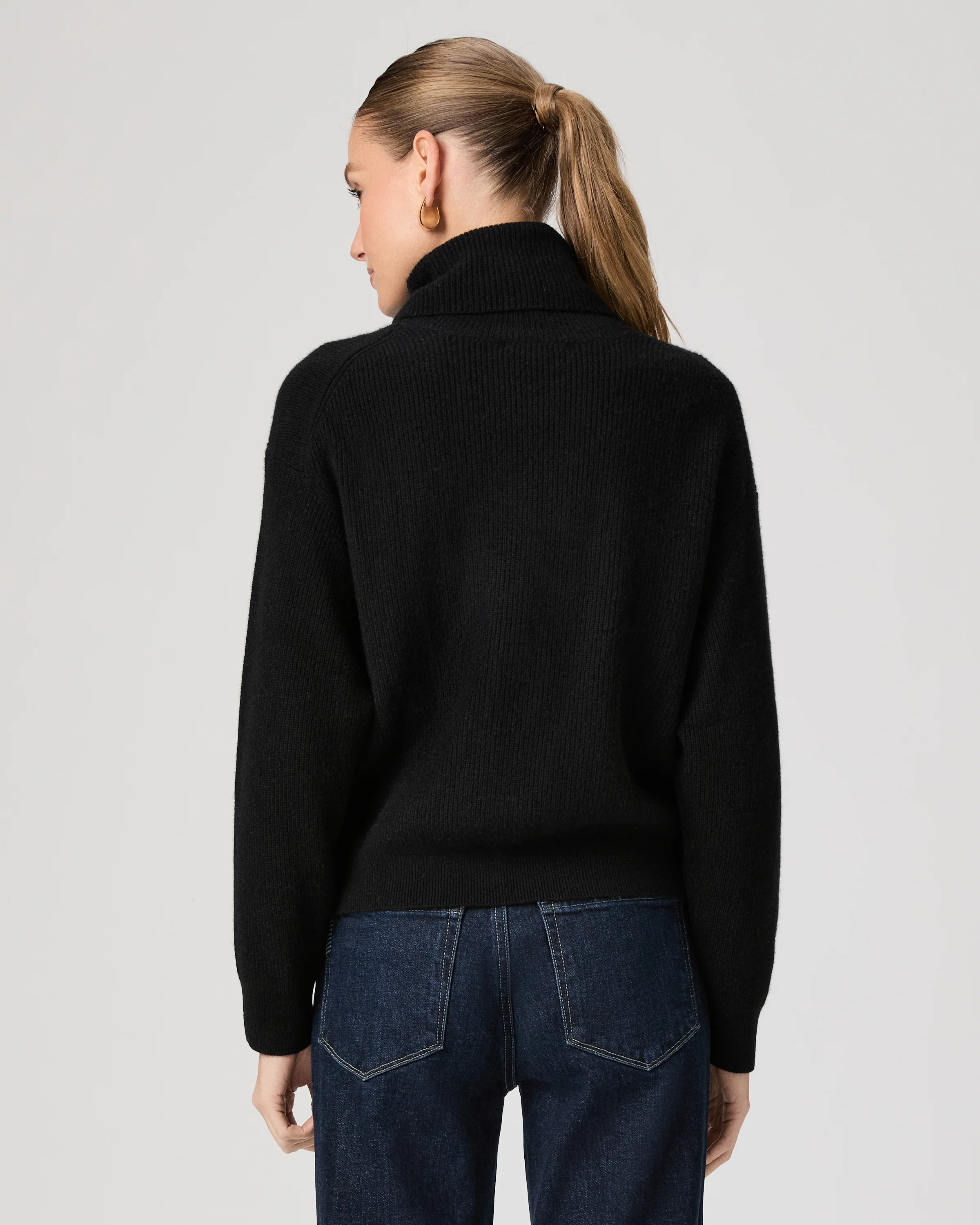 Aria Sweater - Black Cashmere - Image 4