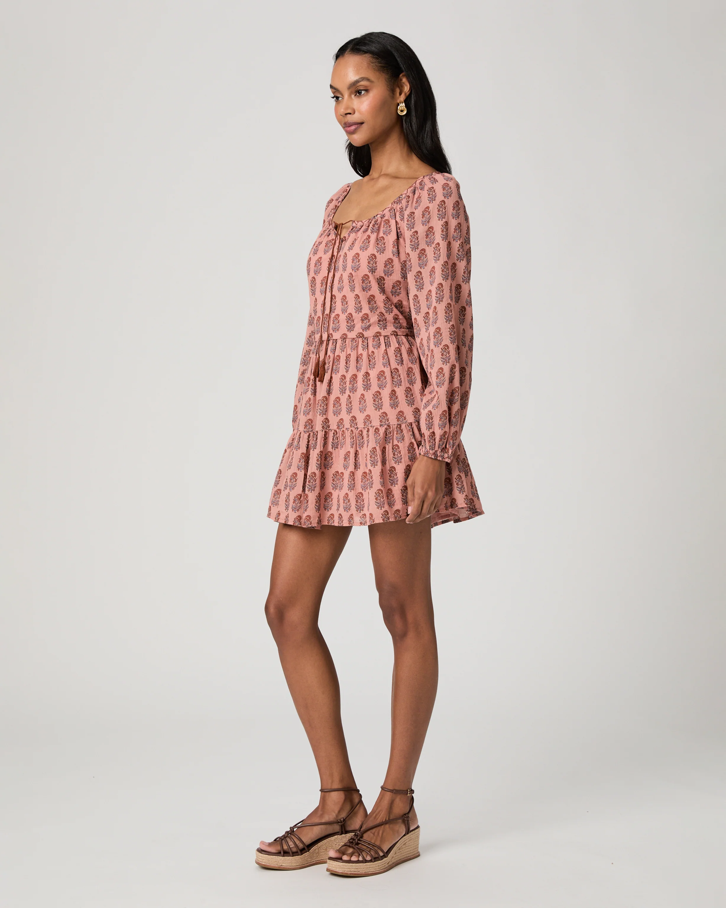 Boardwalk Dress - Salmon Multi - Image 3