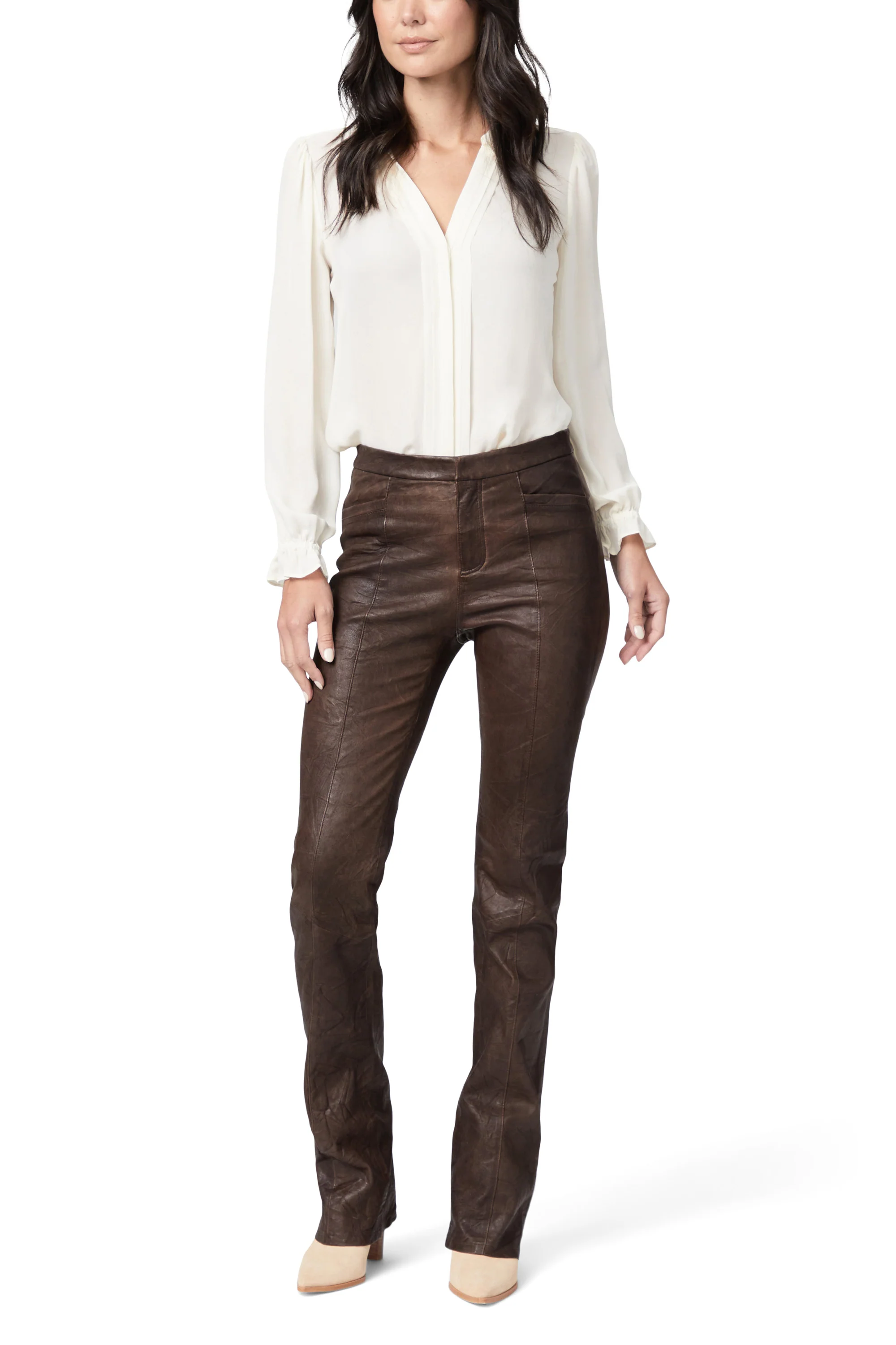 Naomi Pant - Chestnut Leather - Image 2