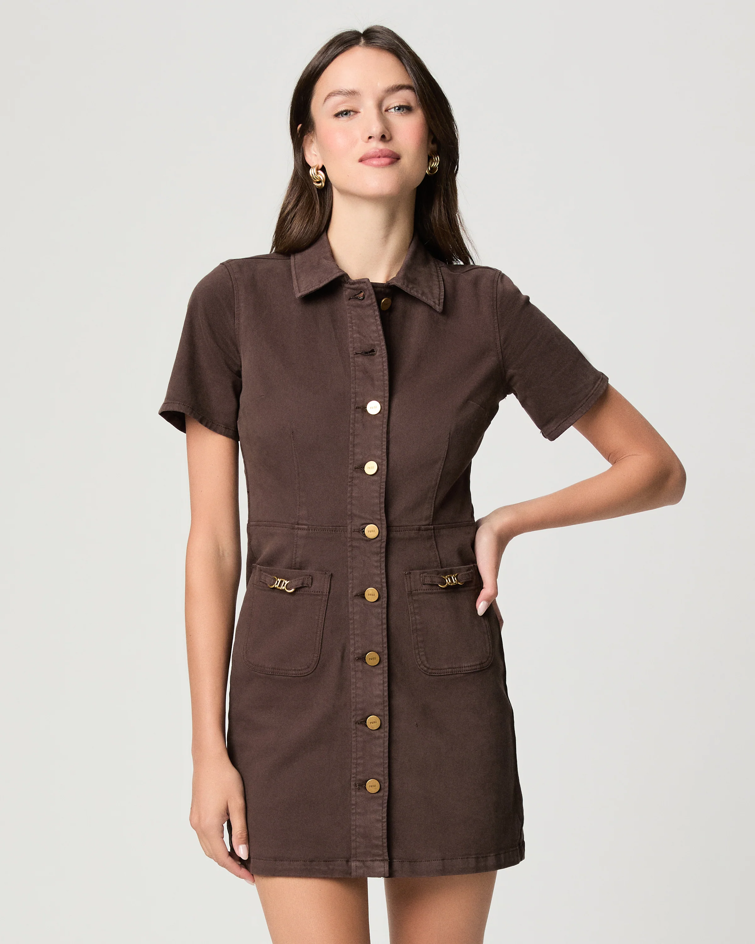 Clementine Dress - Rich Chocolate - Image 2