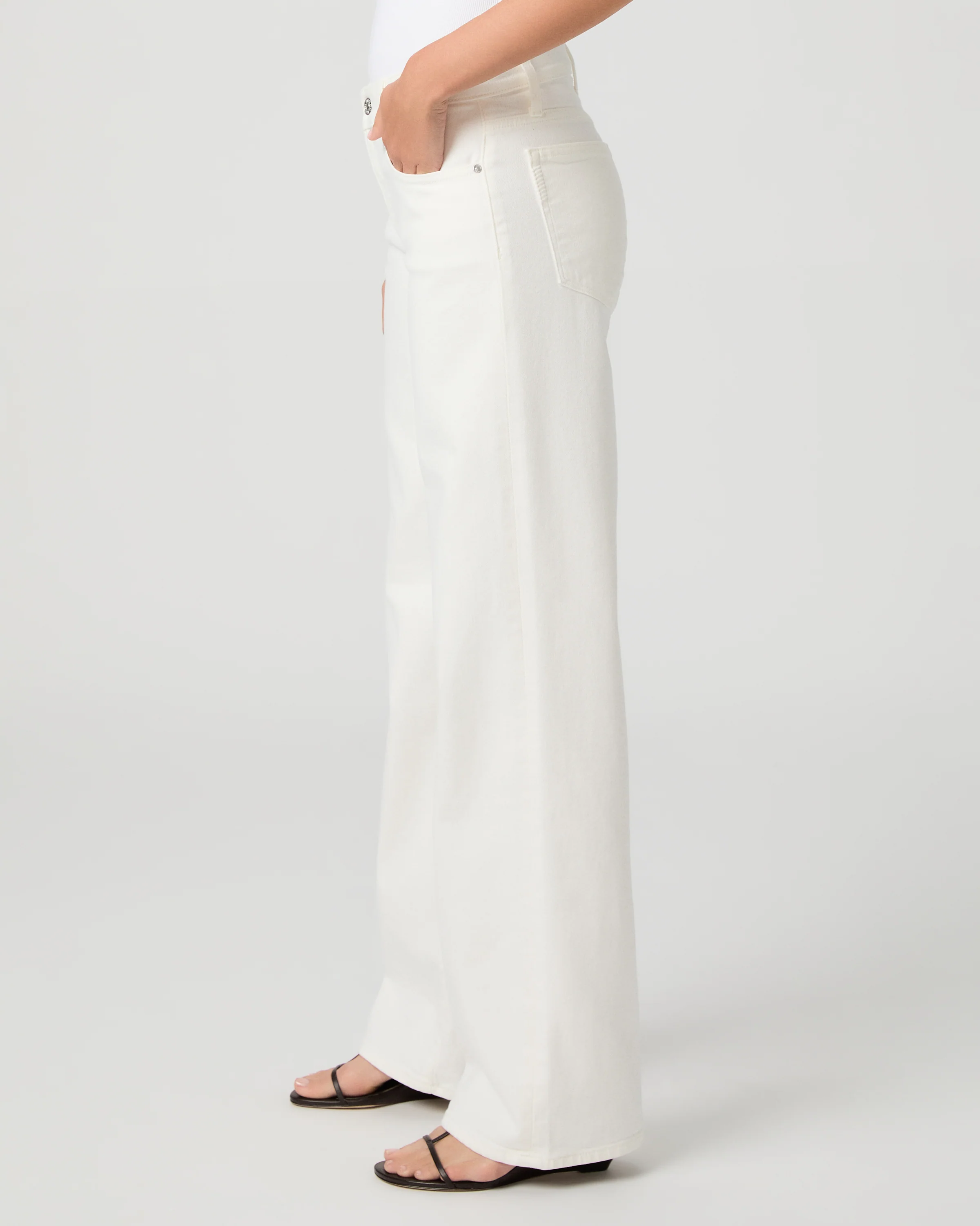 Low Rise Dana Straight Jean - Tonal Ecru - Image 3