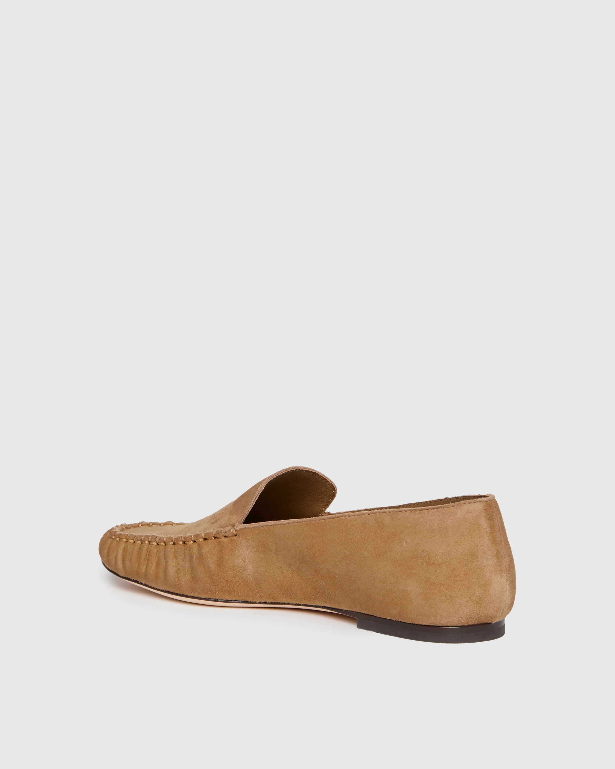 Elodie Flat - Camel Suede - Image 3
