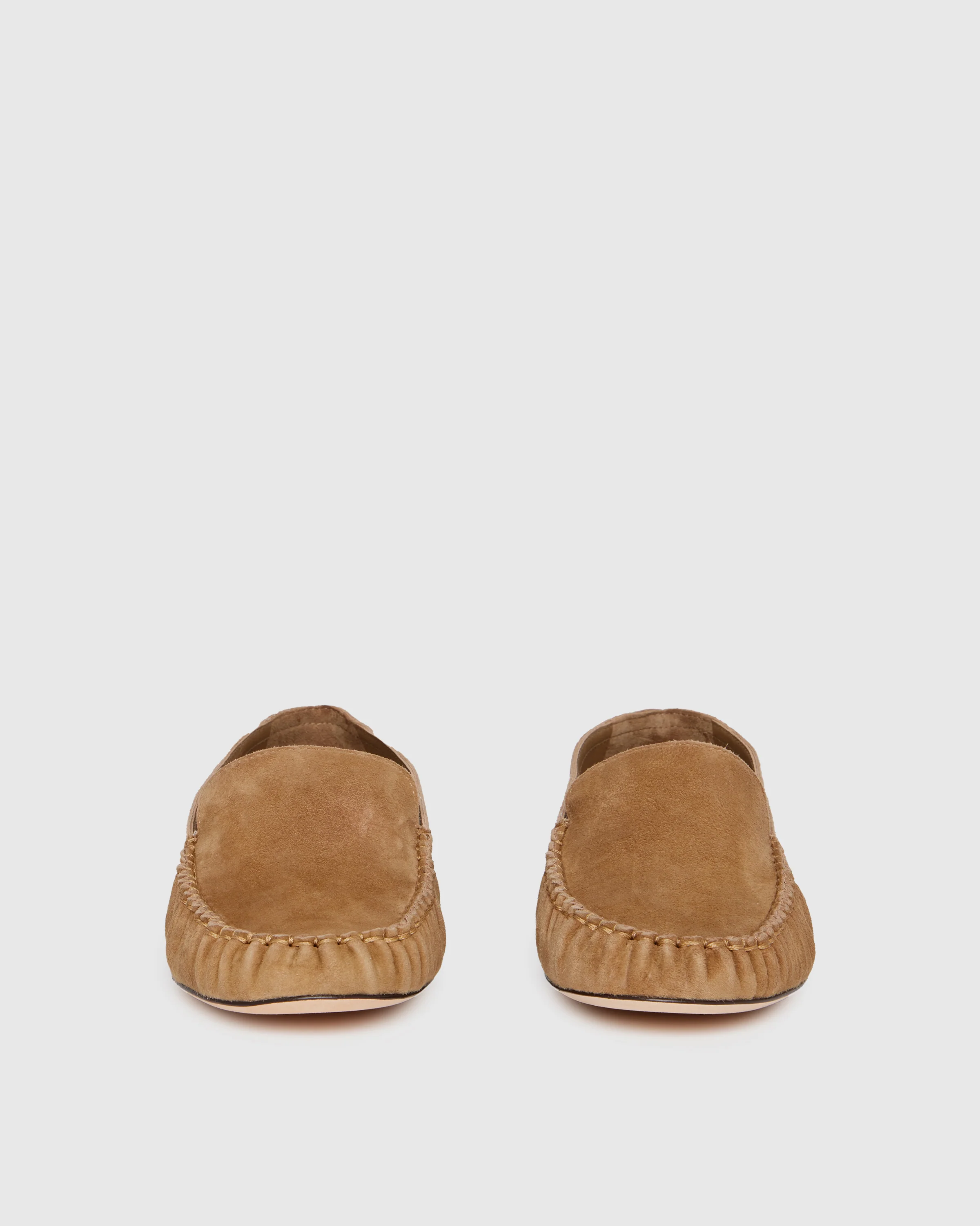 Elodie Flat - Camel Suede - Image 4