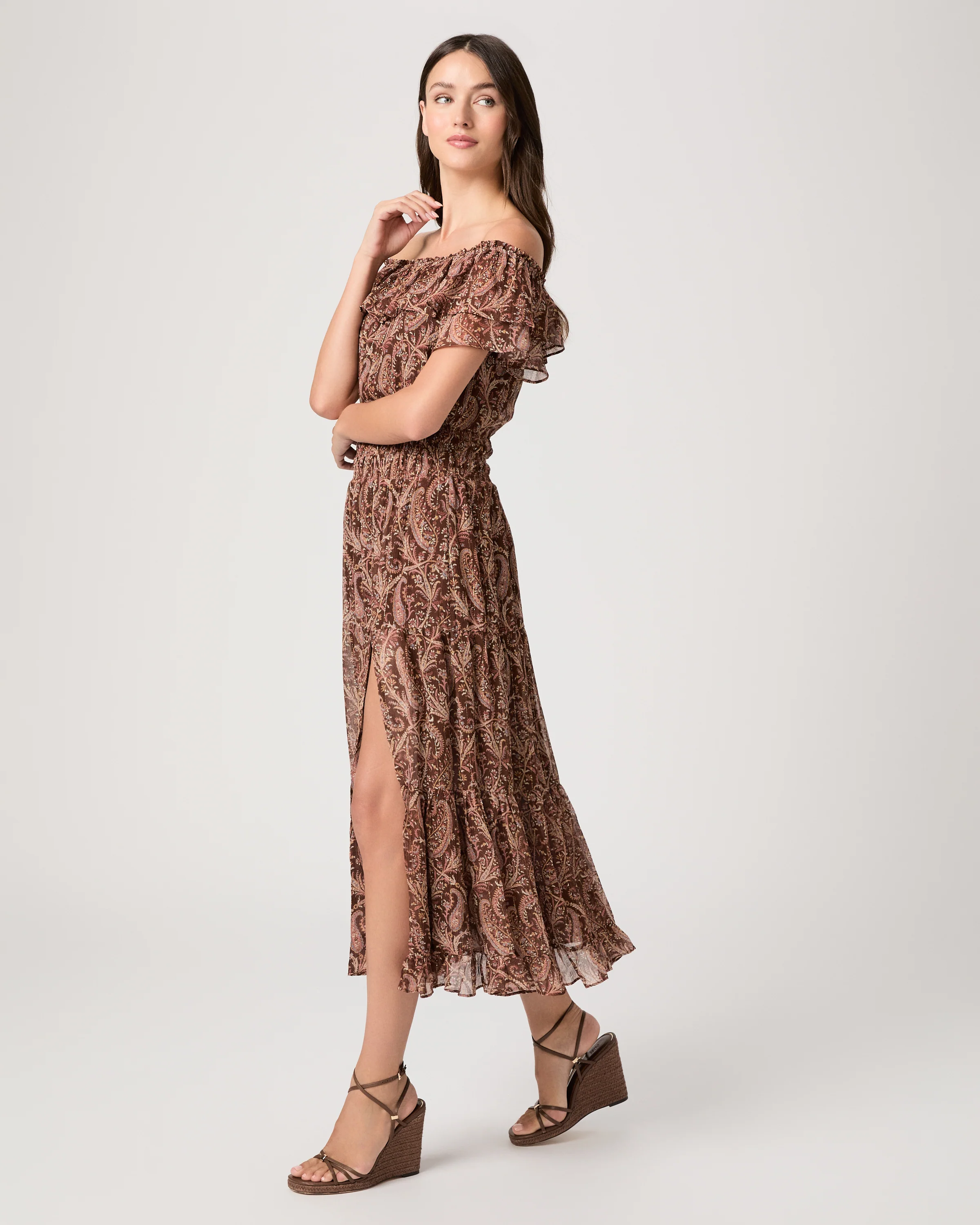 Kylen Wedge - Mahogany Leather - Image 6
