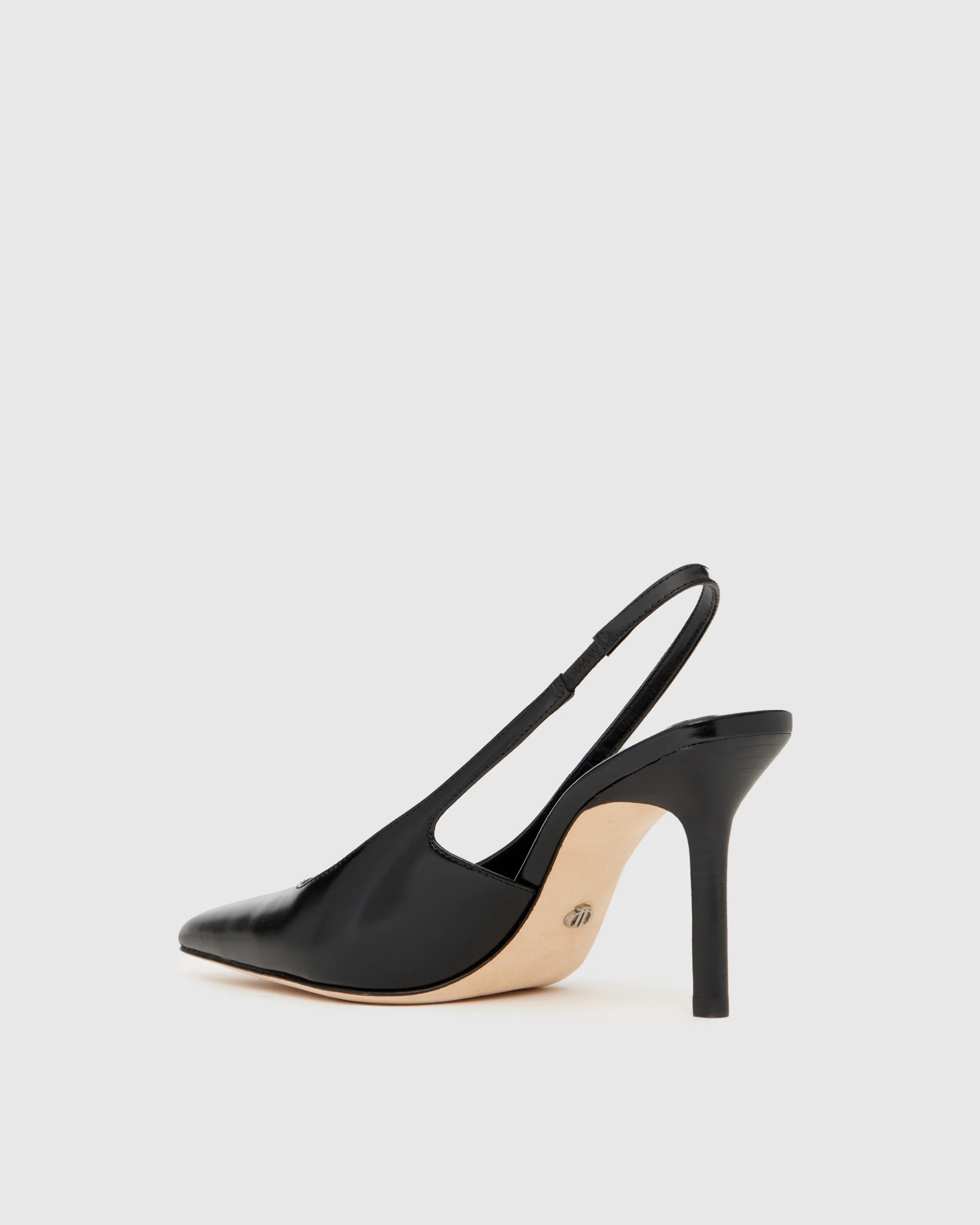 Sienna Pump - Black Leather - Image 3