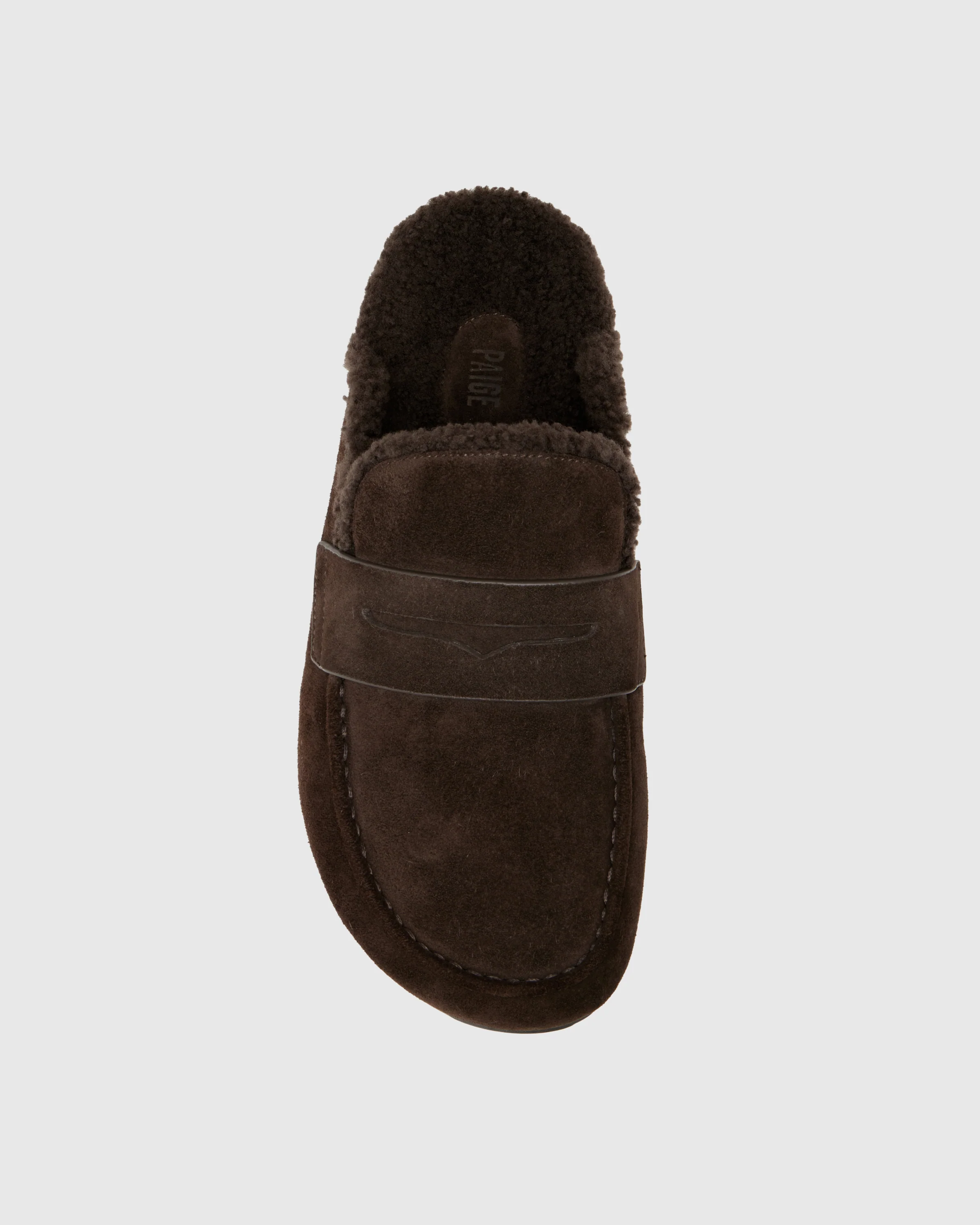 Wynn Shearling Flat - Chocolate (Women's Sizing) - Image 5