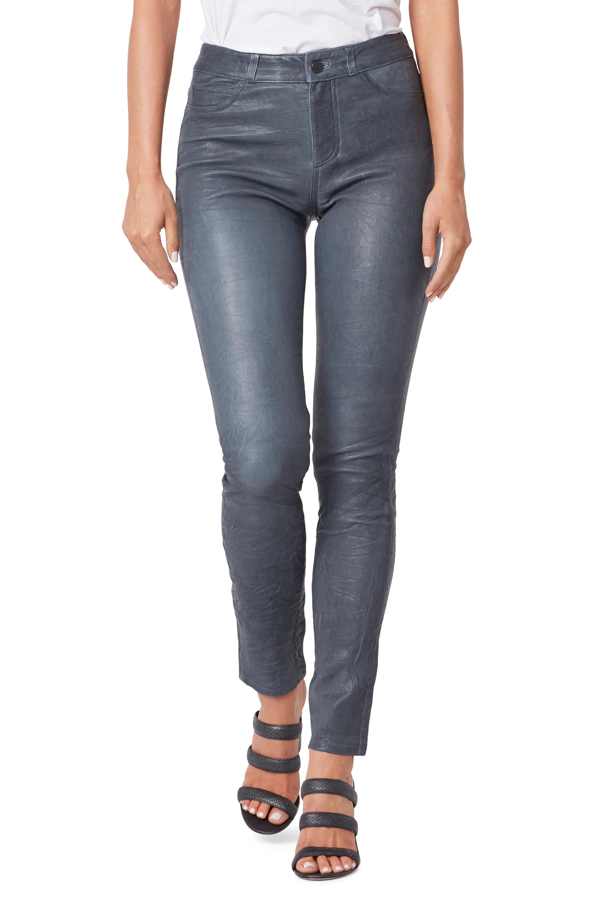Hoxton Ultra Skinny Pant - Midnight Slate Leather