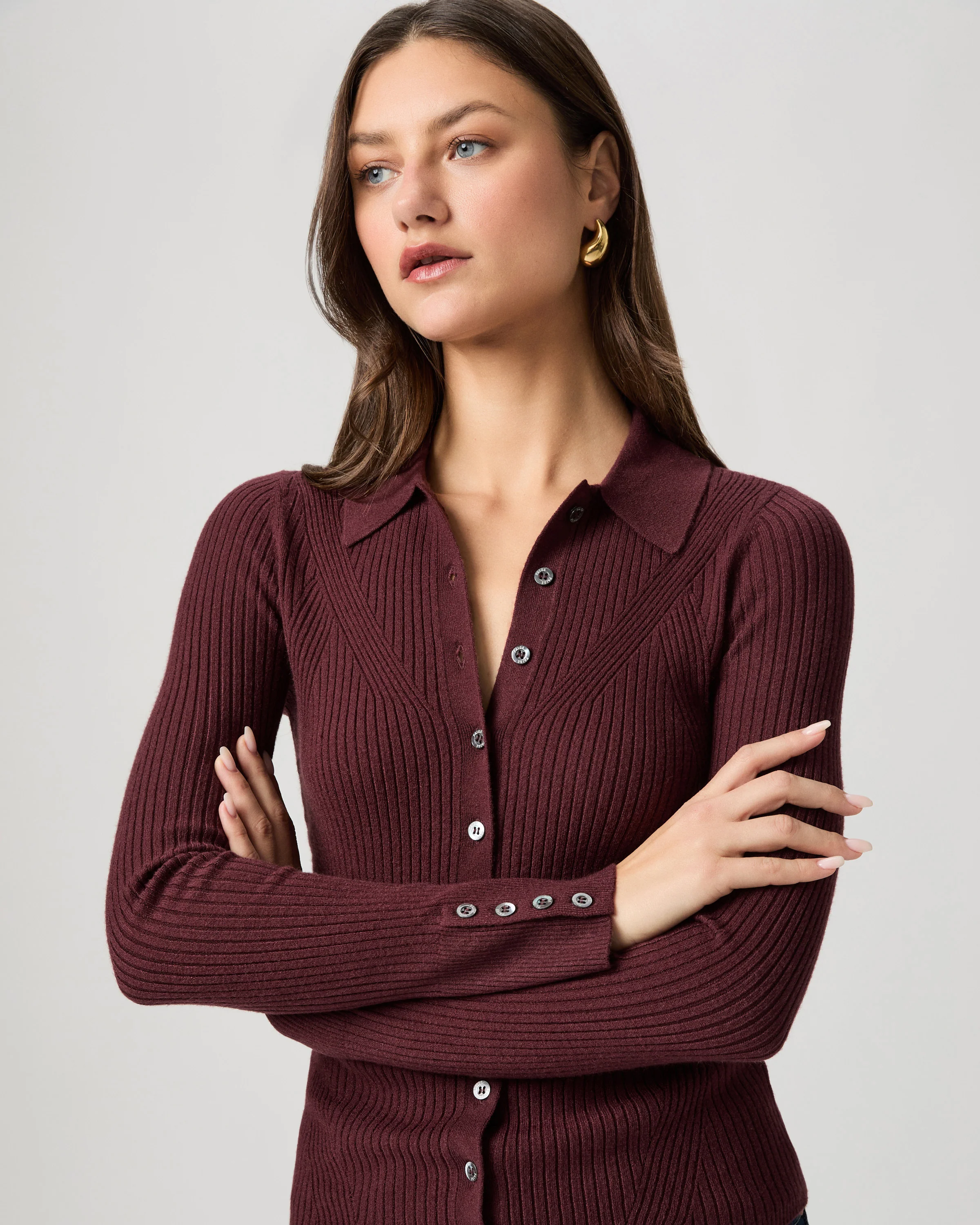 Jayde Top - Oxblood - Image 5
