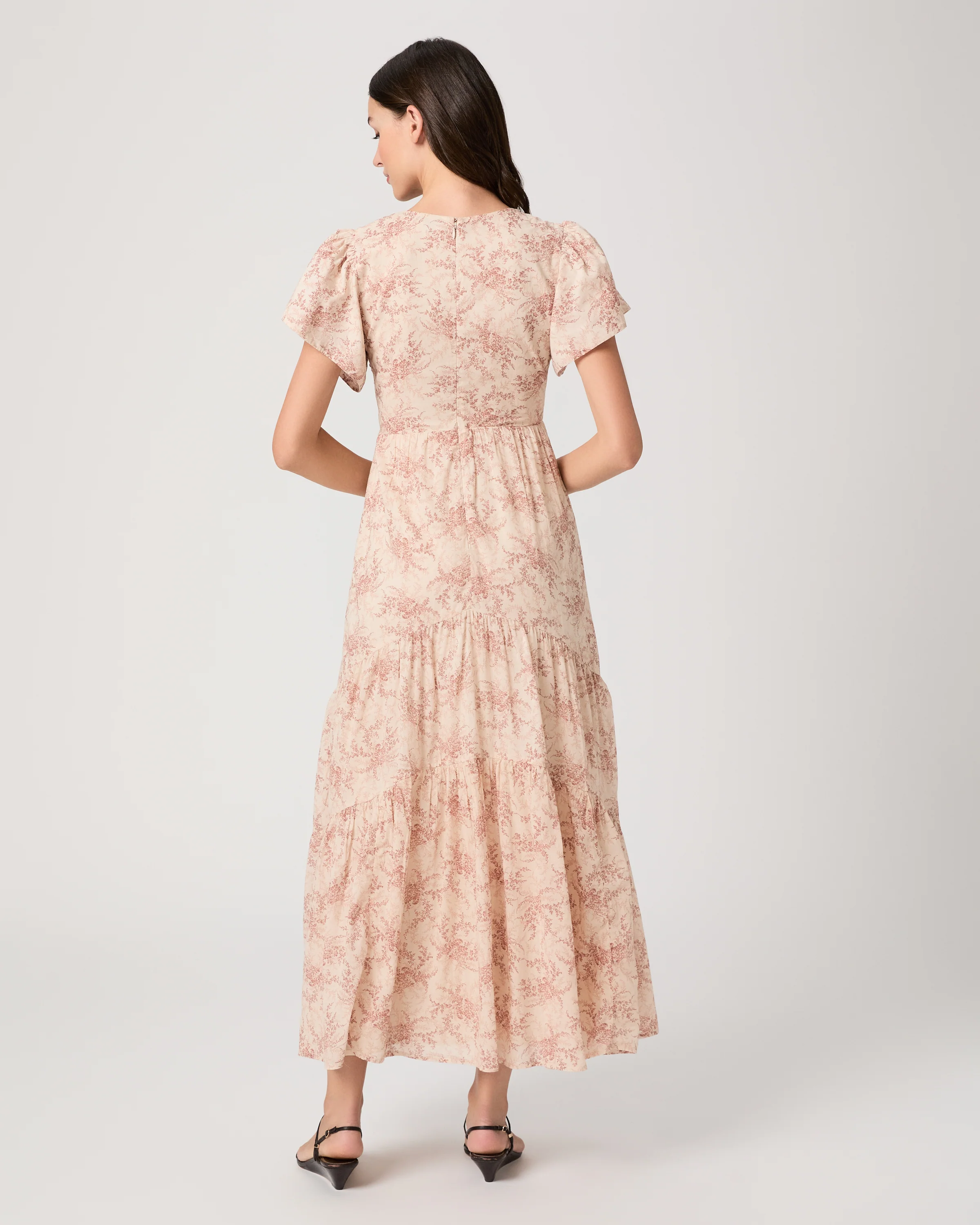 Kinga Dress - Bone / Sunset - Image 3
