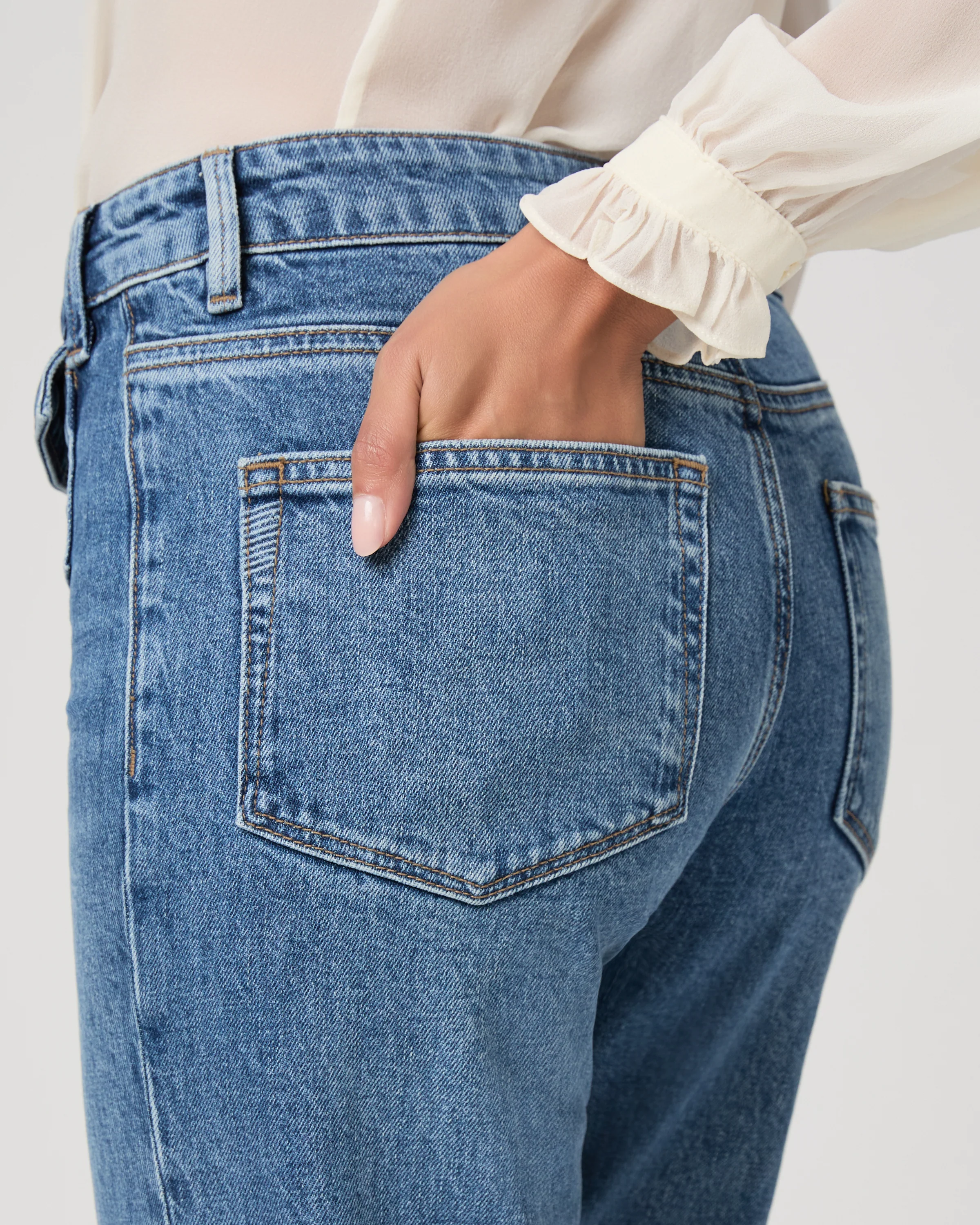 Leenah 32 Inch Wide Leg Jean - Coventry - Image 5