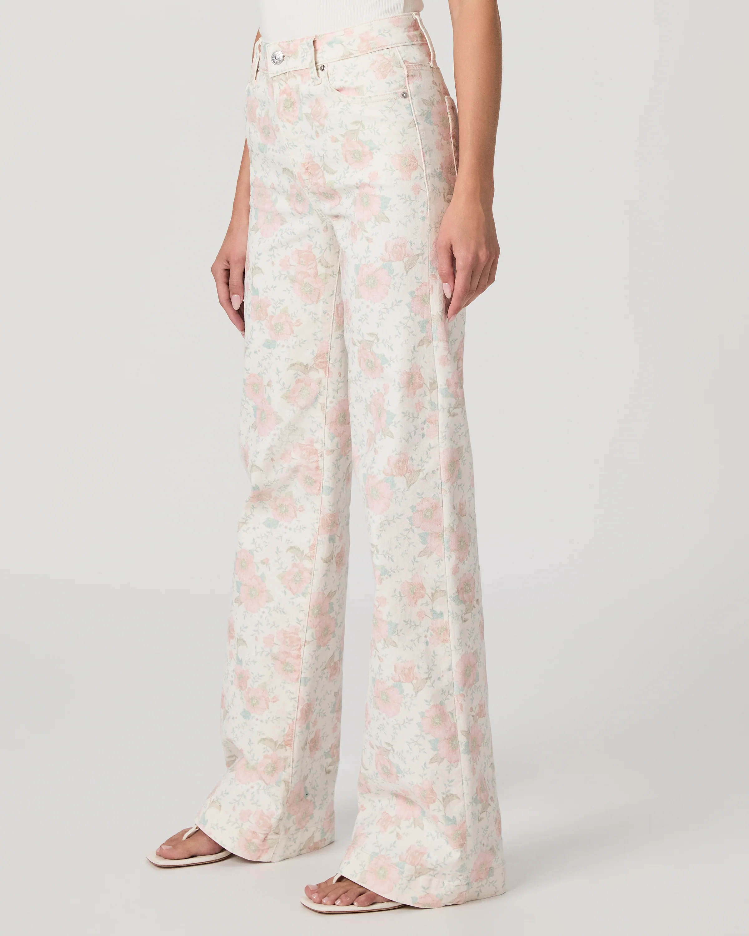 Leenah Wide Leg Jean - Bouquet - Image 3