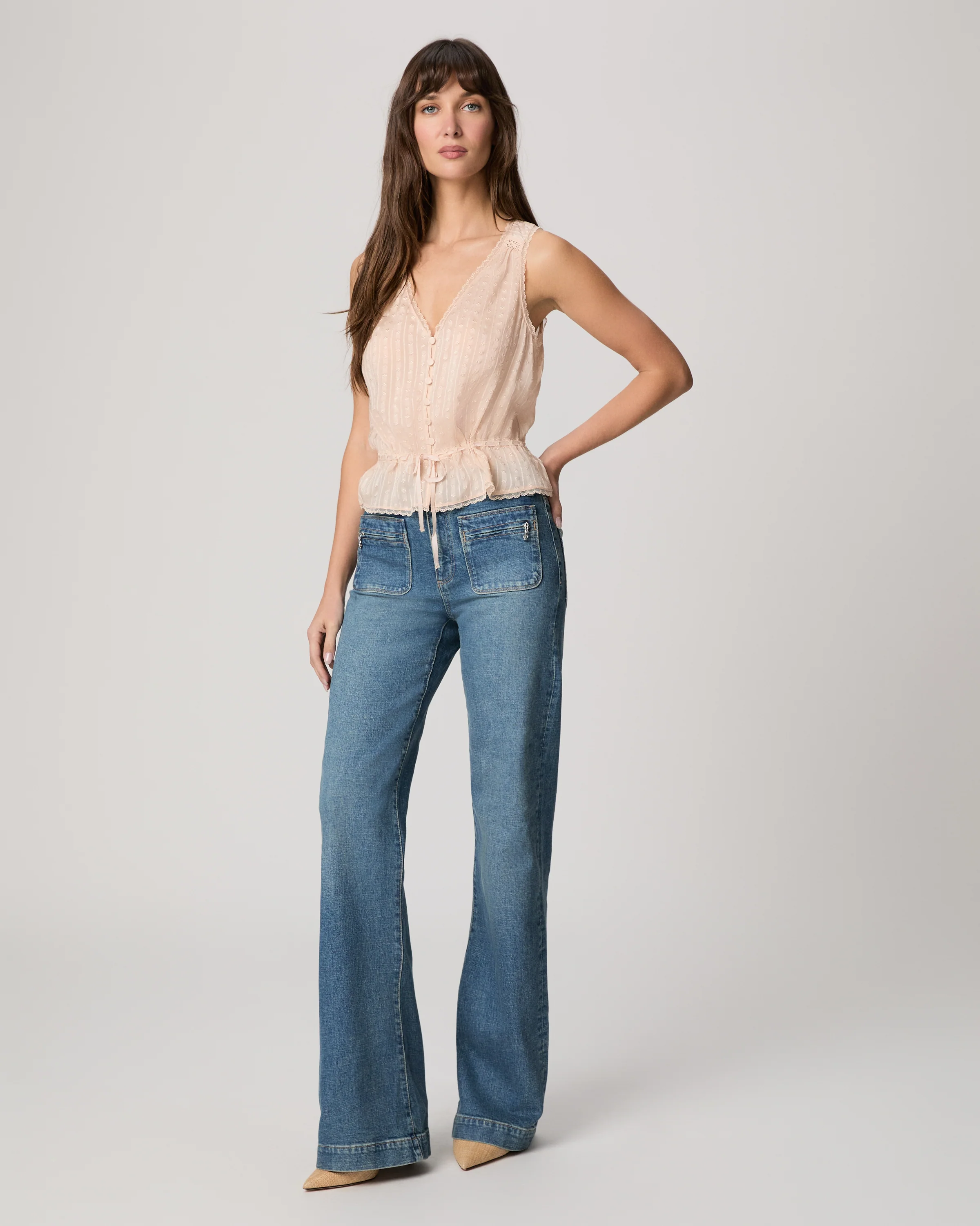Maiden Top - Warm Cream Silk - Image 2