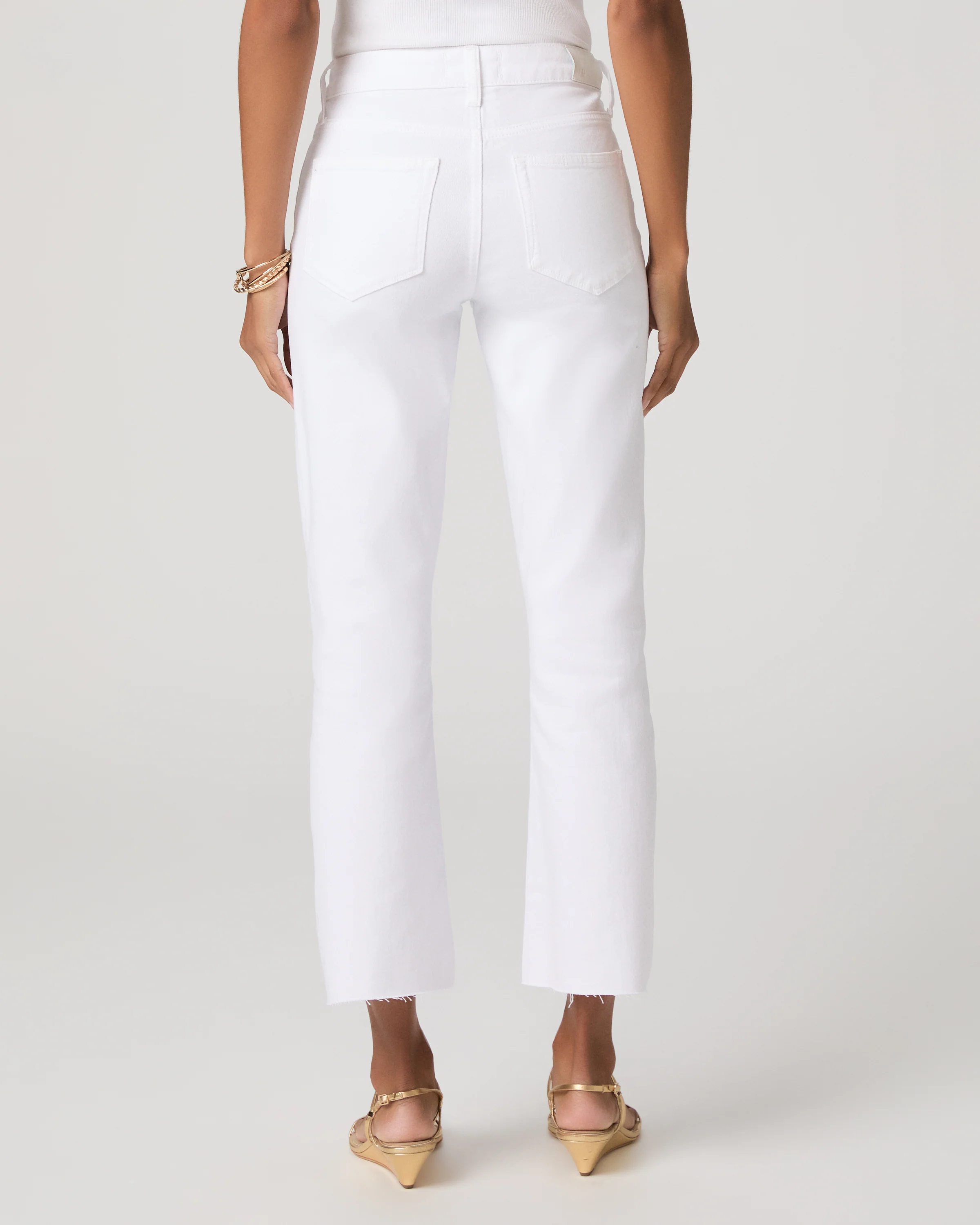 Mason Crop Bootcut Jean - Crisp White - Image 4