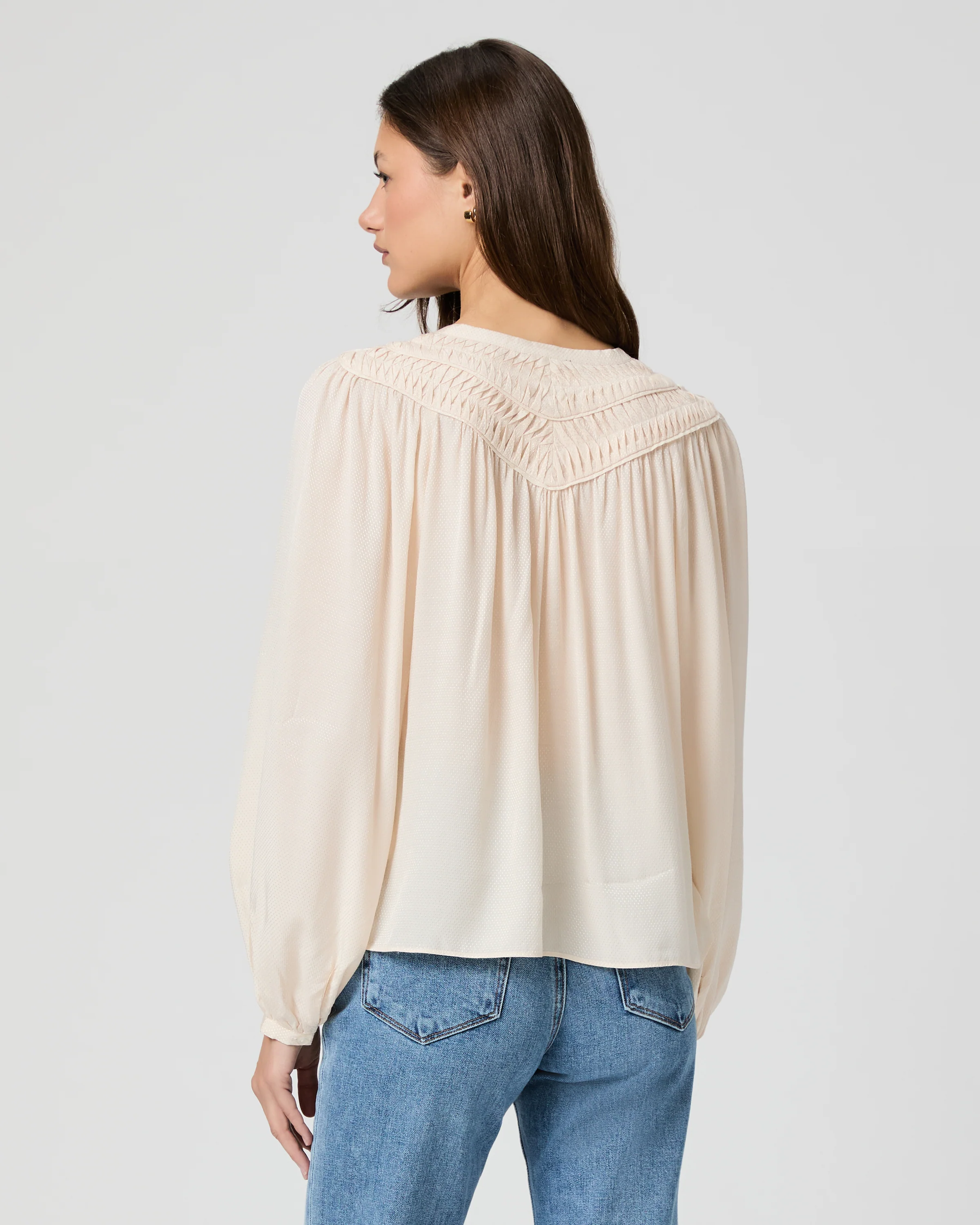 Milani Blouse - Antique White - Image 4