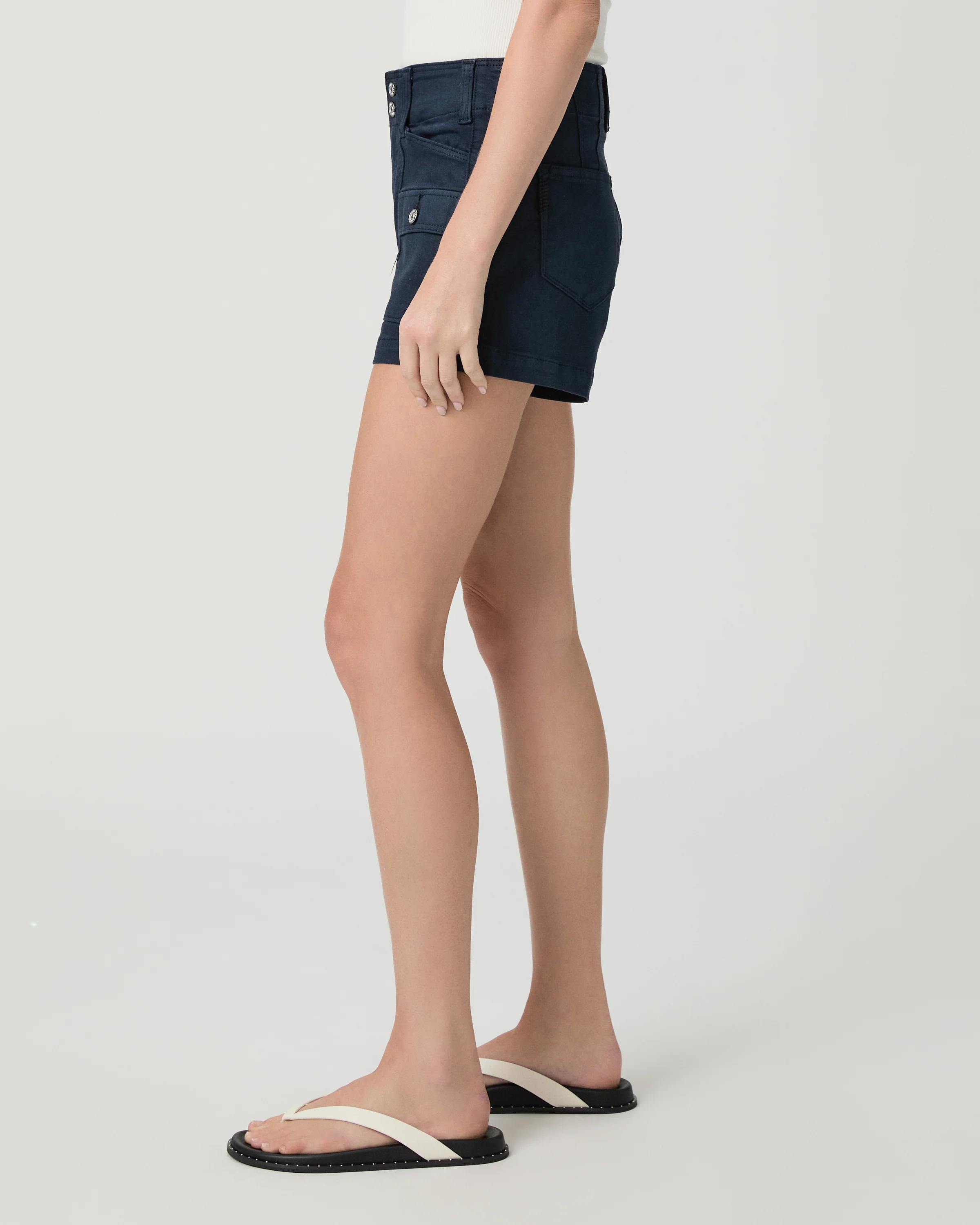 Olivia Cargo Short - Vintage Navy Seascape - Image 3