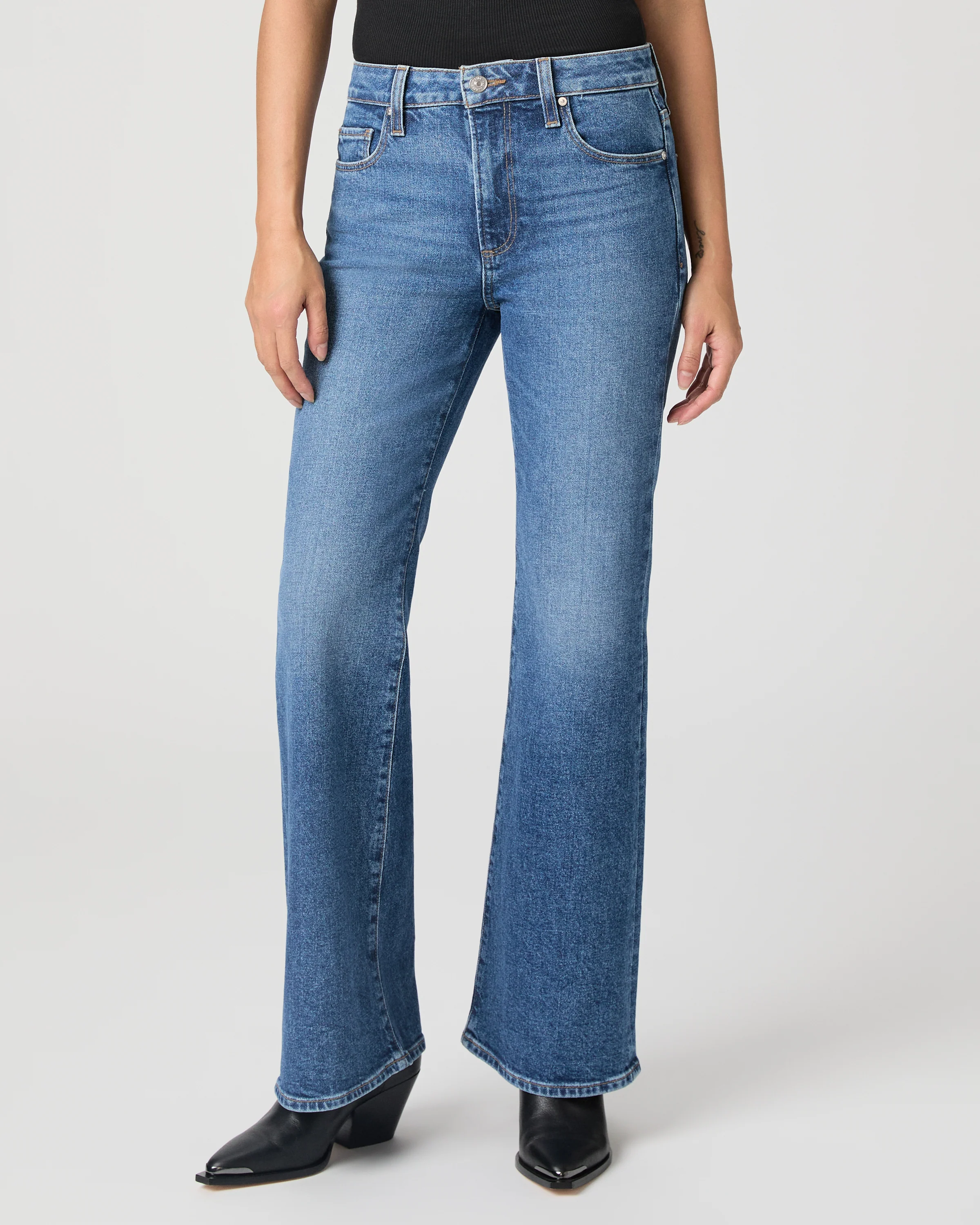Sofia Petite Flare Jean - Carver - Image 2
