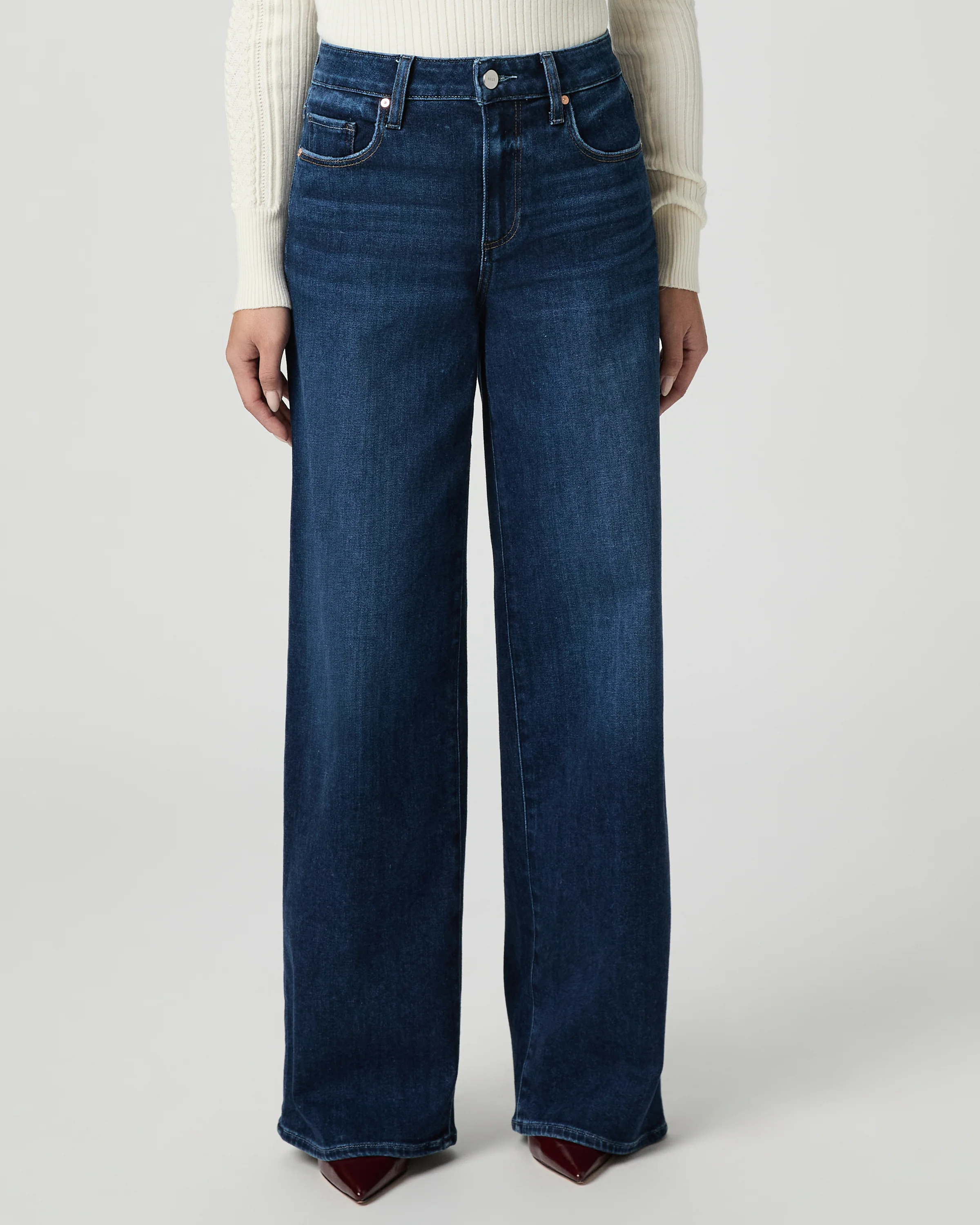Tatum Petite 30" Wide Leg Jean - Cambre - Image 2