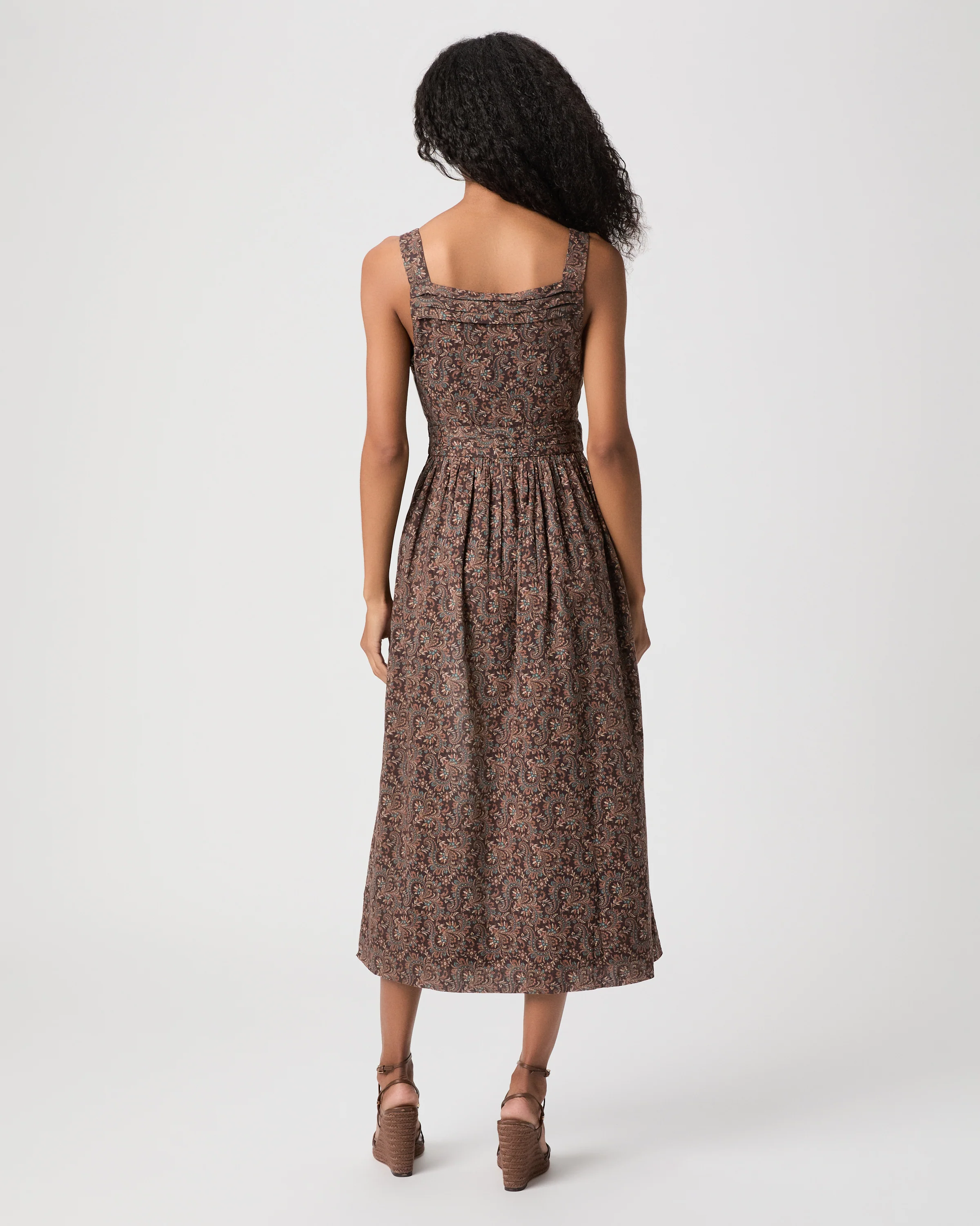 Temecula Dress - Dark Brown Multi - Image 3