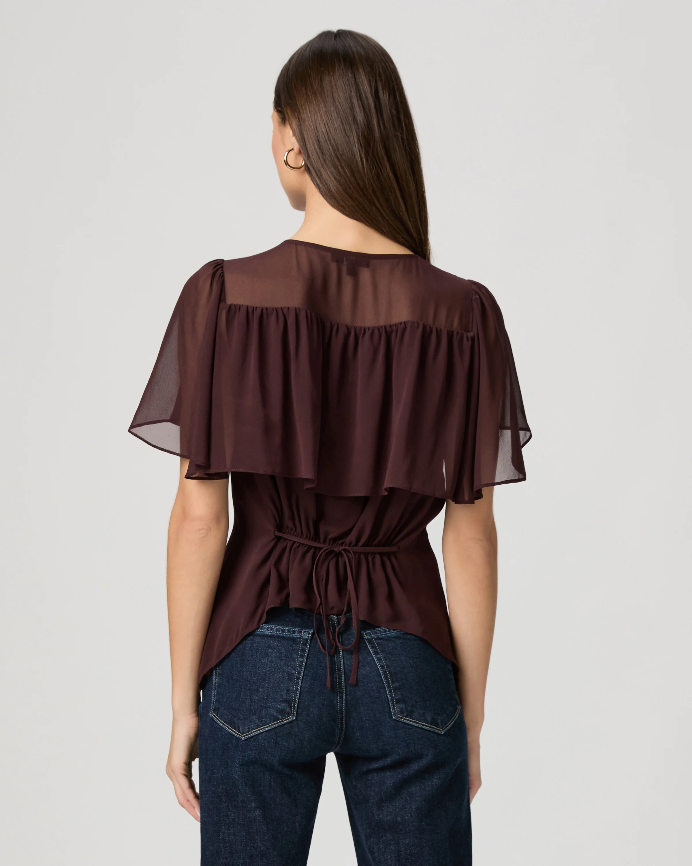 Willa Blouse - Aubergine - Image 4